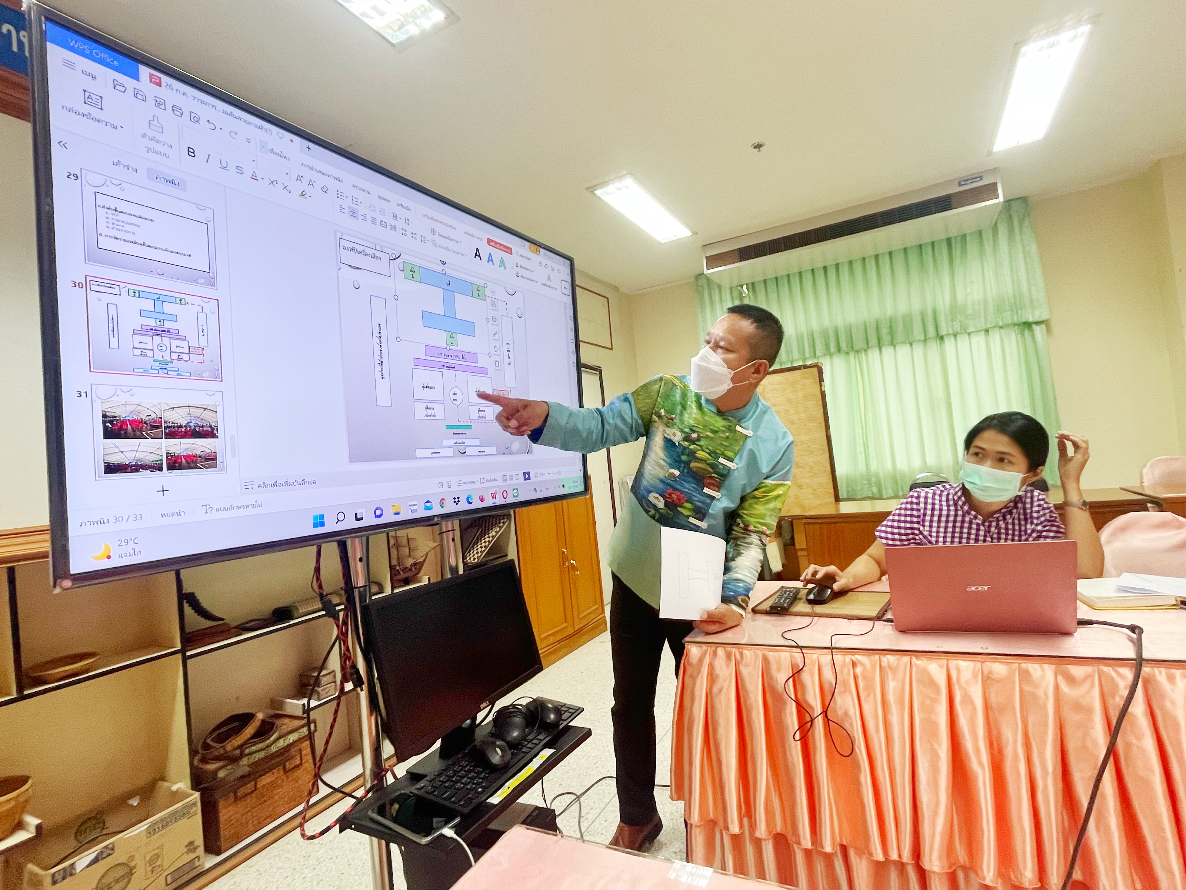 พช.มหาสารคาม ประชุมสรุปการจัดงาน “ราตรีเส้นสายลายผ้า” ในงานกาชาดจังหวัดมหาสารคาม ประจำปี 2565