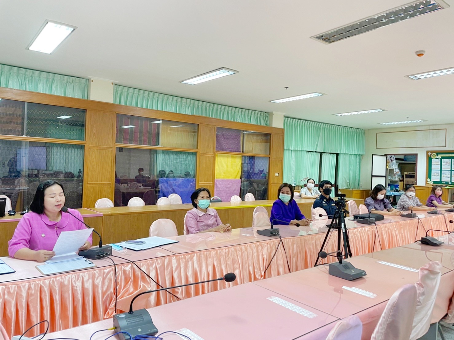 พช.มหาสารคาม จัดประชุมเชิงปฏิบัติการเพื่อส่งเสริมความรู้ความเข้าใจในการปฏิบัติงาน แก่เจ้าหน้าที่พัฒนาชุมชนให้มีความโปร่งใส ปราศจากการทุจริตประพฤติมิชอบ ผ่านระบบประชุมออนไลน์ Cisco Webex Meetings