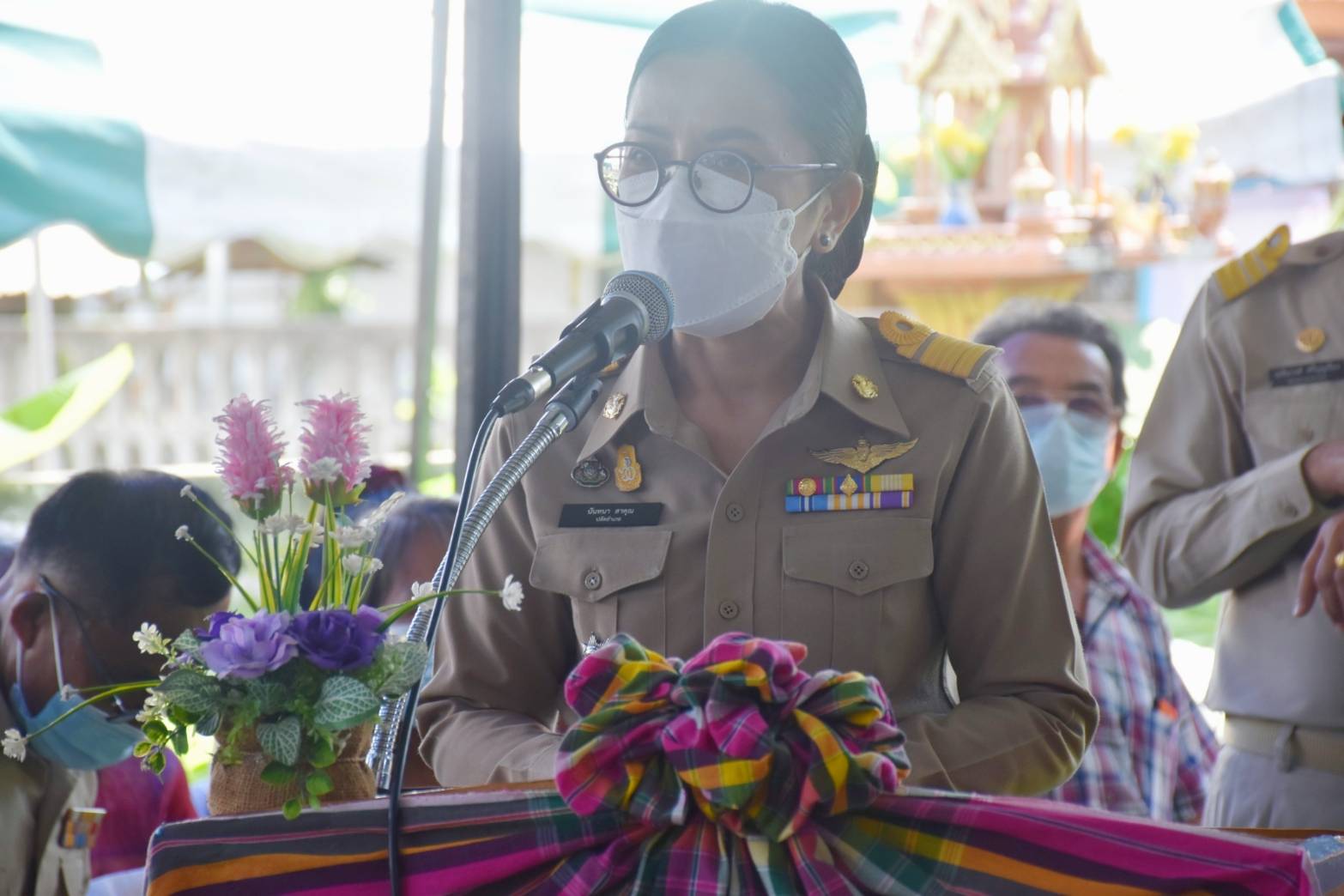 พช.มหาสารคาม ร่วมกับส่วนราชการ ภาคี เครือข่าย ดำเนินการประกวดหมู่บ้านมั่นคงปลอดภัย ร่วมใจปลูกผัก เพื่อคัดเลือกหมู่บ้านต้นแบบ ระดับจังหวัดมหาสารคาม ประจำปี 2565