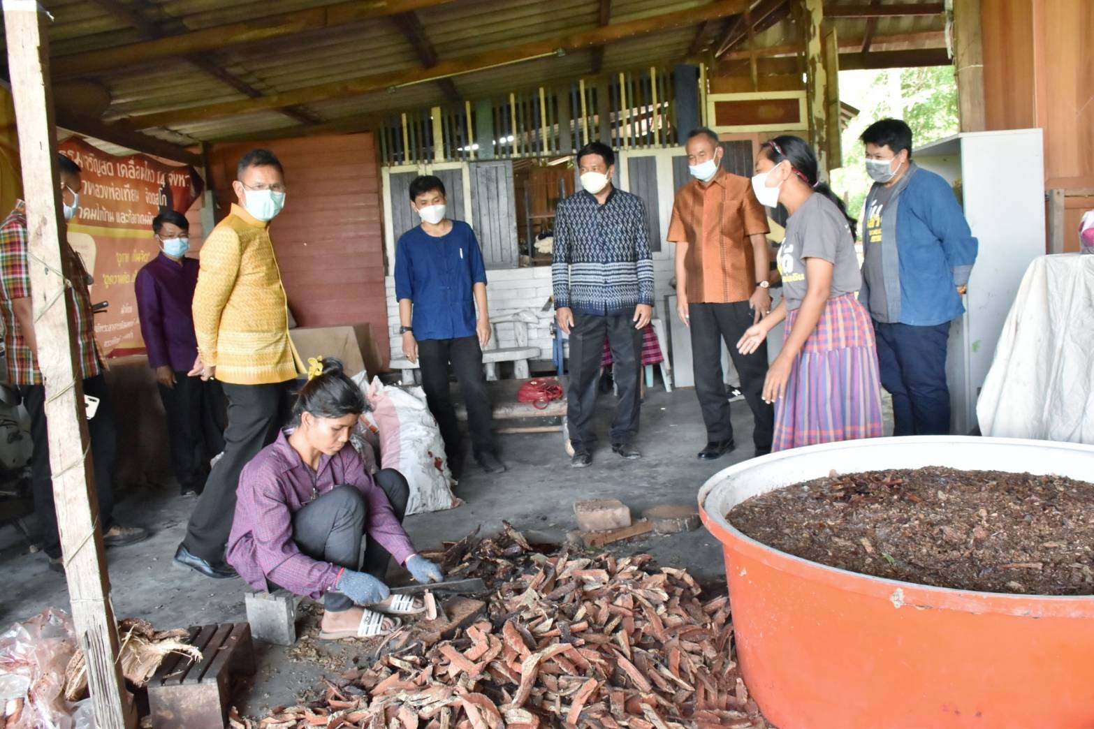 นายวสันต์ ชิงชนะ ผู้ตรวจราชการกรมฯ เยือนศูนย์ผู้นำจิตอาสาพัฒนาชุมชนจังหวัดมหาสารคาม “ศูนย์เรียนรู้นวัตกรรมปลาบู่บ้านพลังปัญญา ตำบลหนองแสง อำเภอวาปีปทุม”
