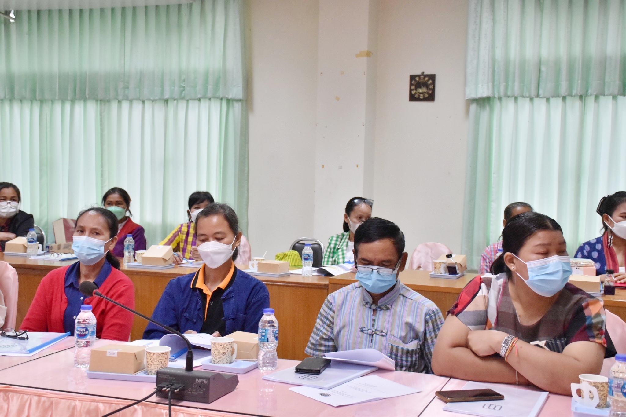 พช.มหาสารคามประชุมตัวแทนคณะกรรมการเครือข่ายองค์ความรู้ (Knowledge-Based OTOP : KB0) จังหวัดมหาสารคาม กลุ่มผู้ผลิต ผู้ประกอบการ OTOP ตามโครงการส่งเสริมเครือข่ายองค์ความรู้ (Knowedge-Based OTOP) ประจำปีงบประมาณ พ.ศ. ๒๕๖๕ ครั้งที่ ๑/๒๕๖๕
