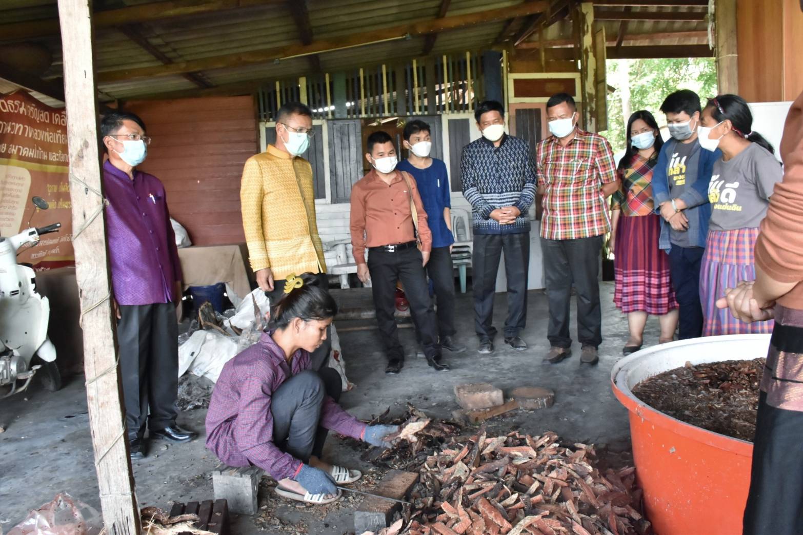 นายวสันต์ ชิงชนะ ผู้ตรวจราชการกรมฯ เยือนศูนย์ผู้นำจิตอาสาพัฒนาชุมชนจังหวัดมหาสารคาม “ศูนย์เรียนรู้นวัตกรรมปลาบู่บ้านพลังปัญญา ตำบลหนองแสง อำเภอวาปีปทุม”
