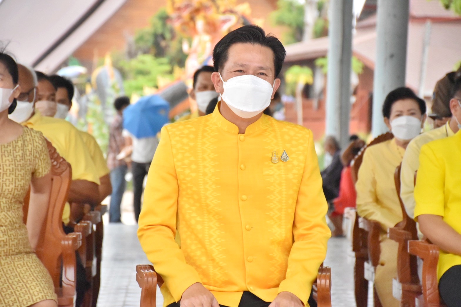 จังหวัดมหาสารคาม ร่วมมอบความสุขให้กับพี่น้องประชาชน ณ วัดป่าวังน้ำเย็น