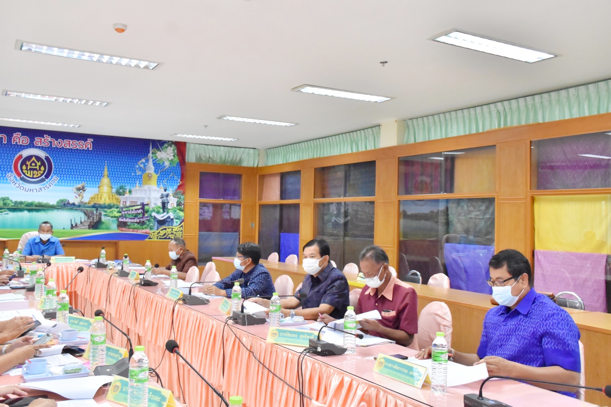 พช.มหาสารคามร่วมประชุมกรมการพัฒนาชุมชน ครั้งที่ 7/2565 ผ่านระบบวีดีทัศน์ทางไกล (Video Conference)