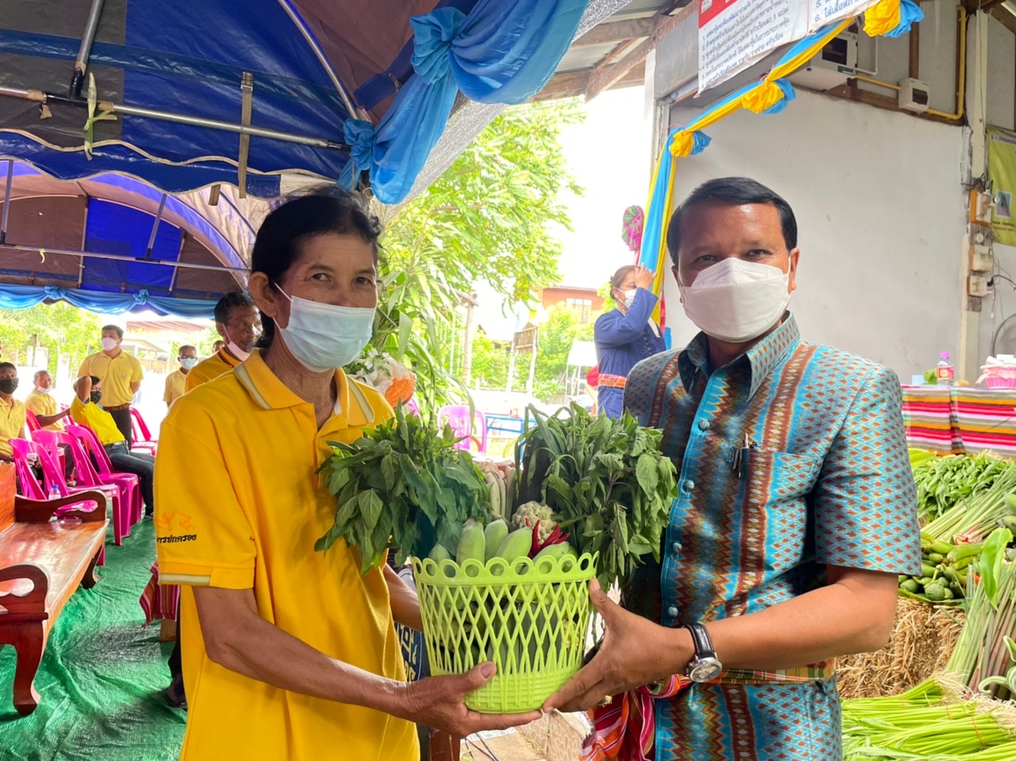 พช.มหาสารคาม ร่วมกับส่วนราชการ ภาคี เครือข่าย ดำเนินการประกวดหมู่บ้านมั่นคงปลอดภัย ร่วมใจปลูกผัก เพื่อคัดเลือกหมู่บ้านต้นแบบ ระดับจังหวัดมหาสารคาม ประจำปี 2565
