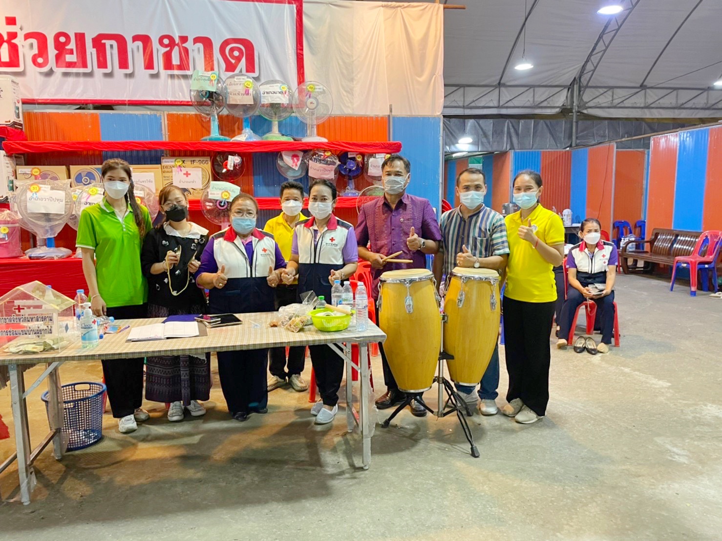 วันที่ 2 “งานกาชาดและมหกรรมมหาสารคามเมืองผลิตสินค้าดีก้าวสู่สากล” ประจำปี 2565