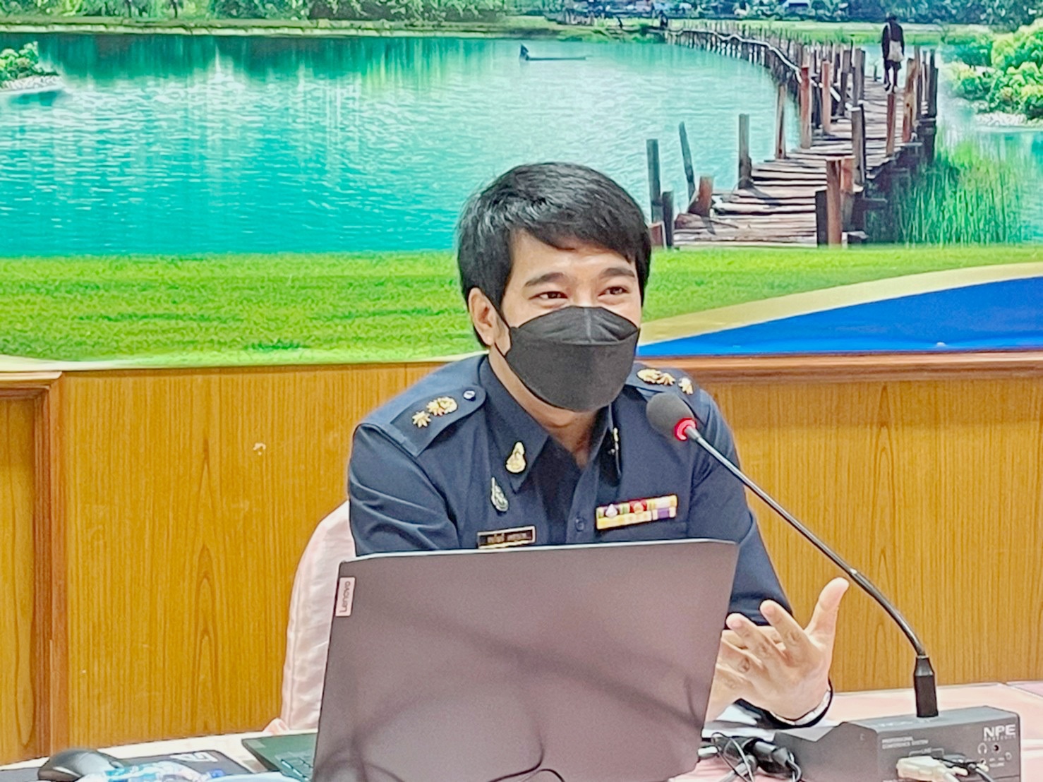 พช.มหาสารคาม จัดประชุมเชิงปฏิบัติการเพื่อส่งเสริมความรู้ความเข้าใจในการปฏิบัติงาน แก่เจ้าหน้าที่พัฒนาชุมชนให้มีความโปร่งใส ปราศจากการทุจริตประพฤติมิชอบ ผ่านระบบประชุมออนไลน์ Cisco Webex Meetings