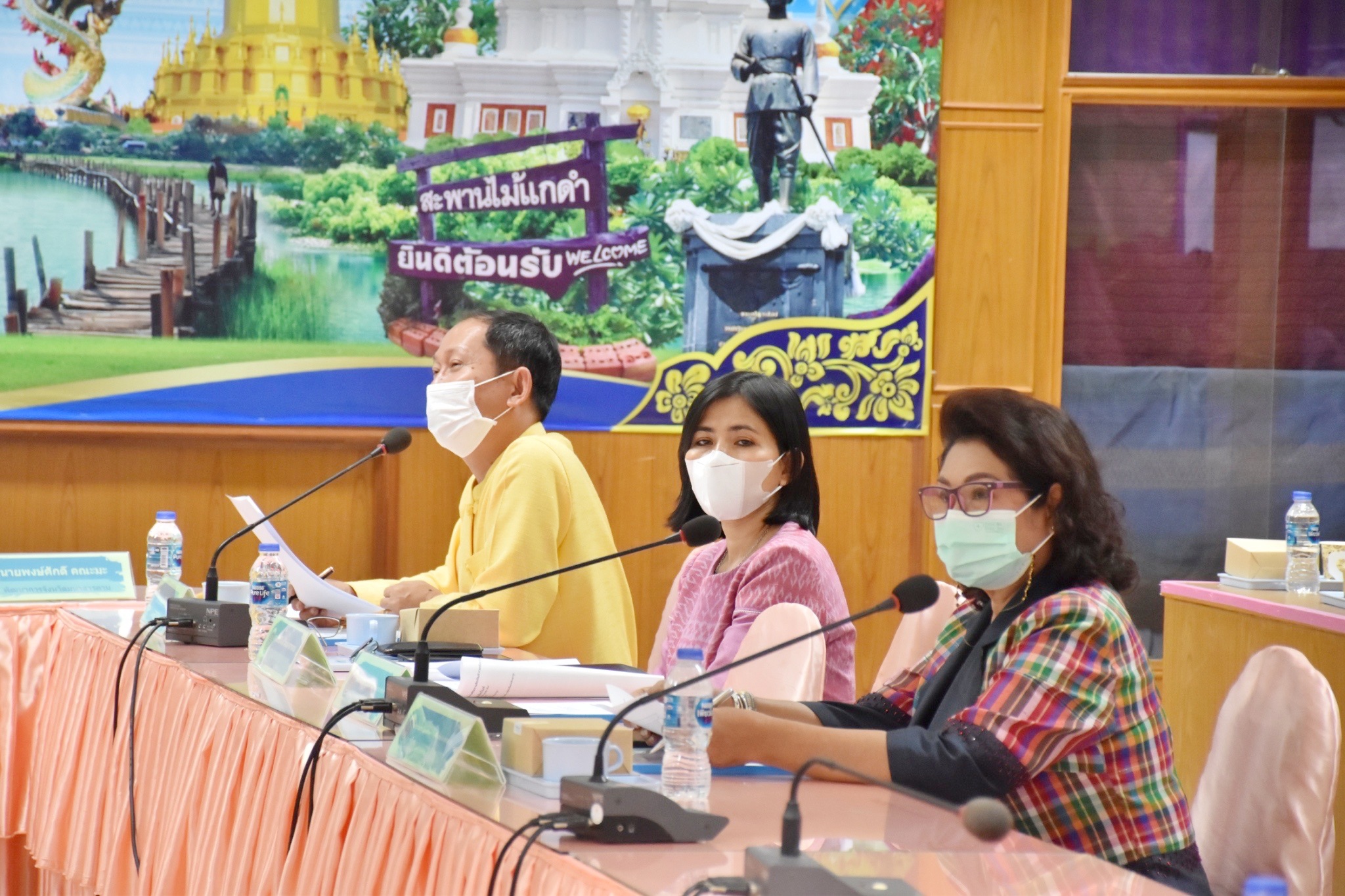 พช.มหาสารคามประชุมตัวแทนคณะกรรมการเครือข่ายองค์ความรู้ (Knowledge-Based OTOP : KB0) จังหวัดมหาสารคาม กลุ่มผู้ผลิต ผู้ประกอบการ OTOP ตามโครงการส่งเสริมเครือข่ายองค์ความรู้ (Knowedge-Based OTOP) ประจำปีงบประมาณ พ.ศ. ๒๕๖๕ ครั้งที่ ๑/๒๕๖๕