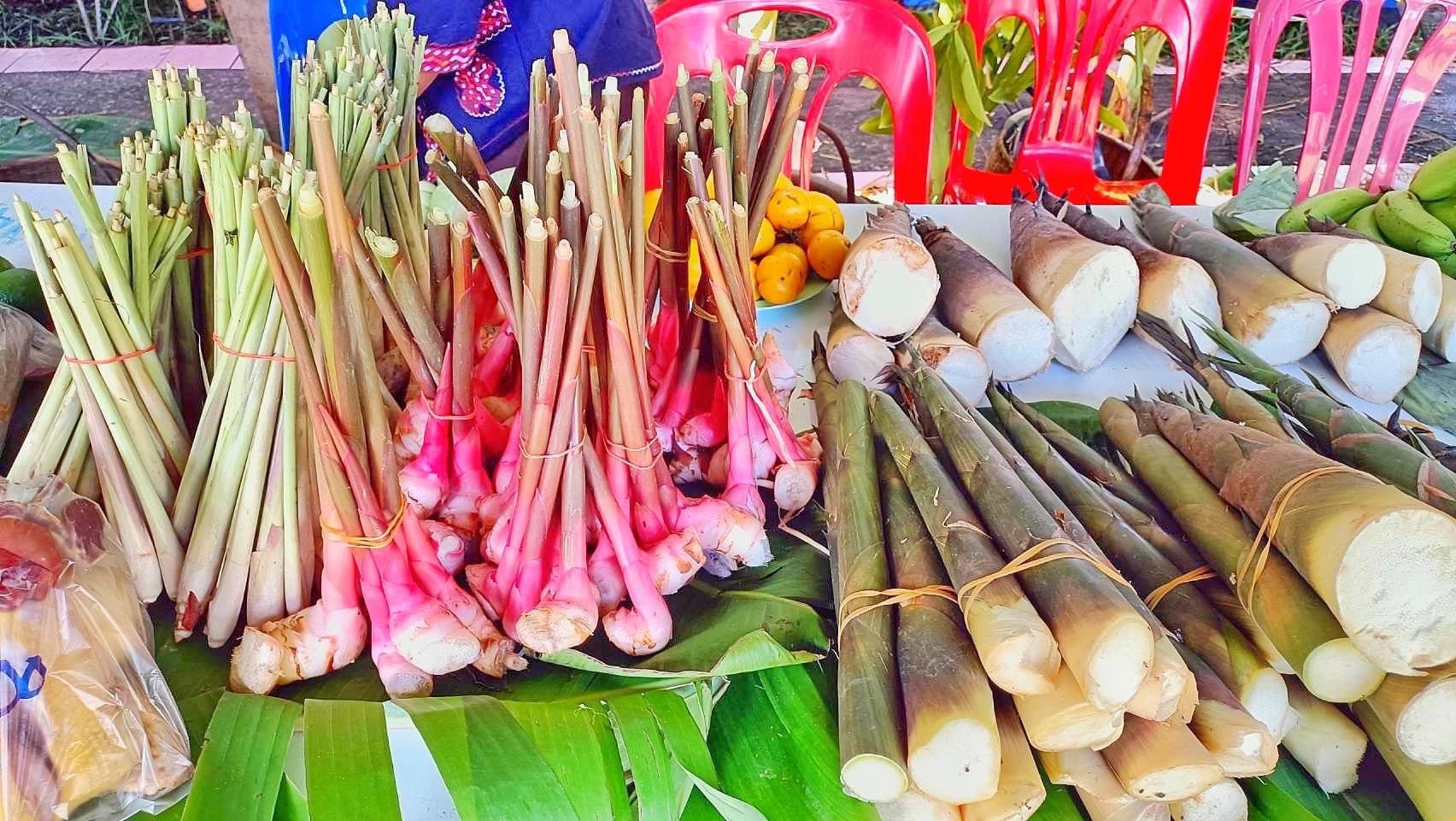 พช.มหาสารคาม ร่วมกับเครือข่ายการพัฒนา จัดเตรียมสถานที่จัดนิทรรศการงานพัฒนาชุมชน ในงานกาชาด จังหวัดมหาสารคาม