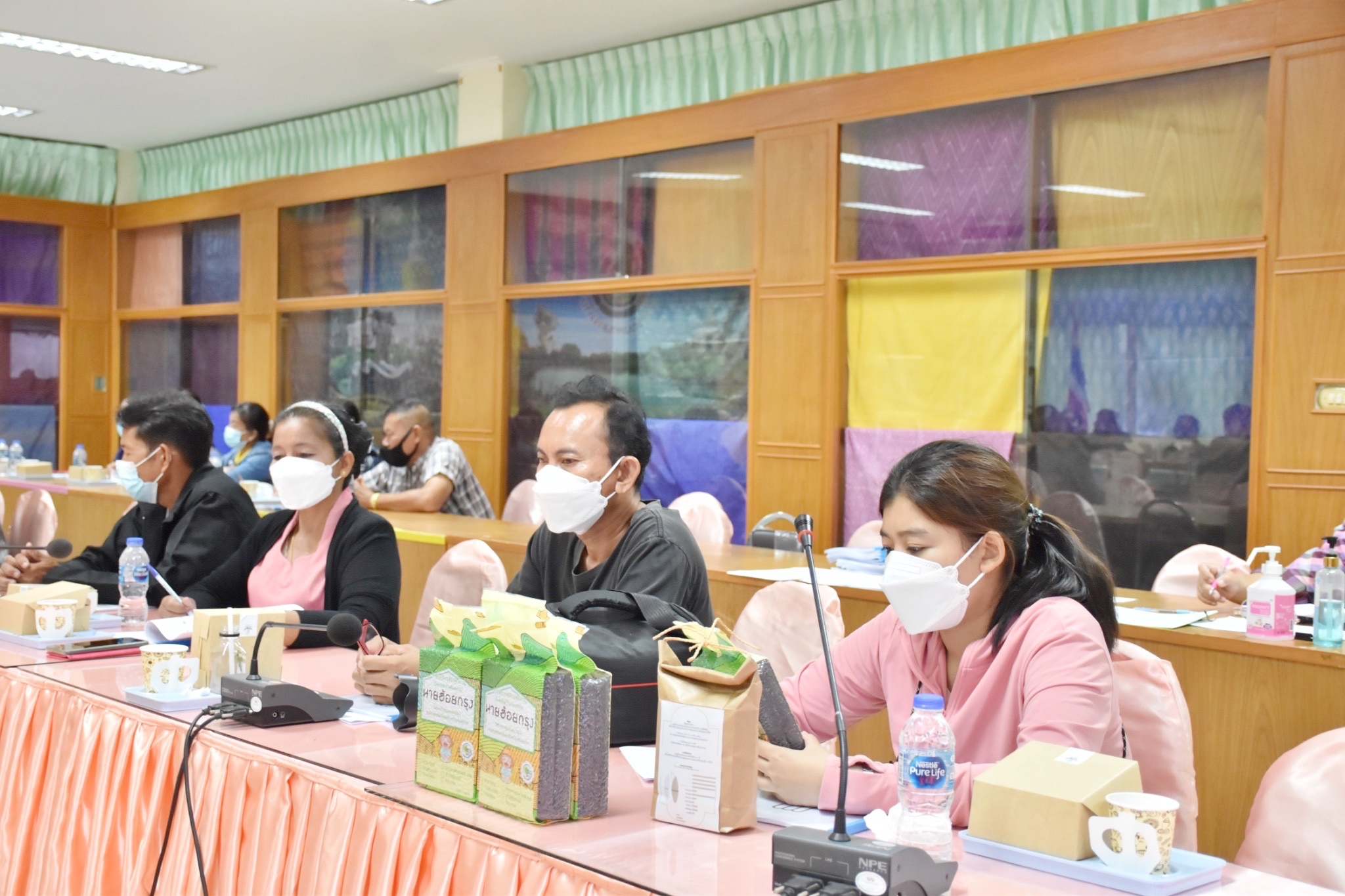 พช.มหาสารคามประชุมตัวแทนคณะกรรมการเครือข่ายองค์ความรู้ (Knowledge-Based OTOP : KB0) จังหวัดมหาสารคาม กลุ่มผู้ผลิต ผู้ประกอบการ OTOP ตามโครงการส่งเสริมเครือข่ายองค์ความรู้ (Knowedge-Based OTOP) ประจำปีงบประมาณ พ.ศ. ๒๕๖๕ ครั้งที่ ๑/๒๕๖๕