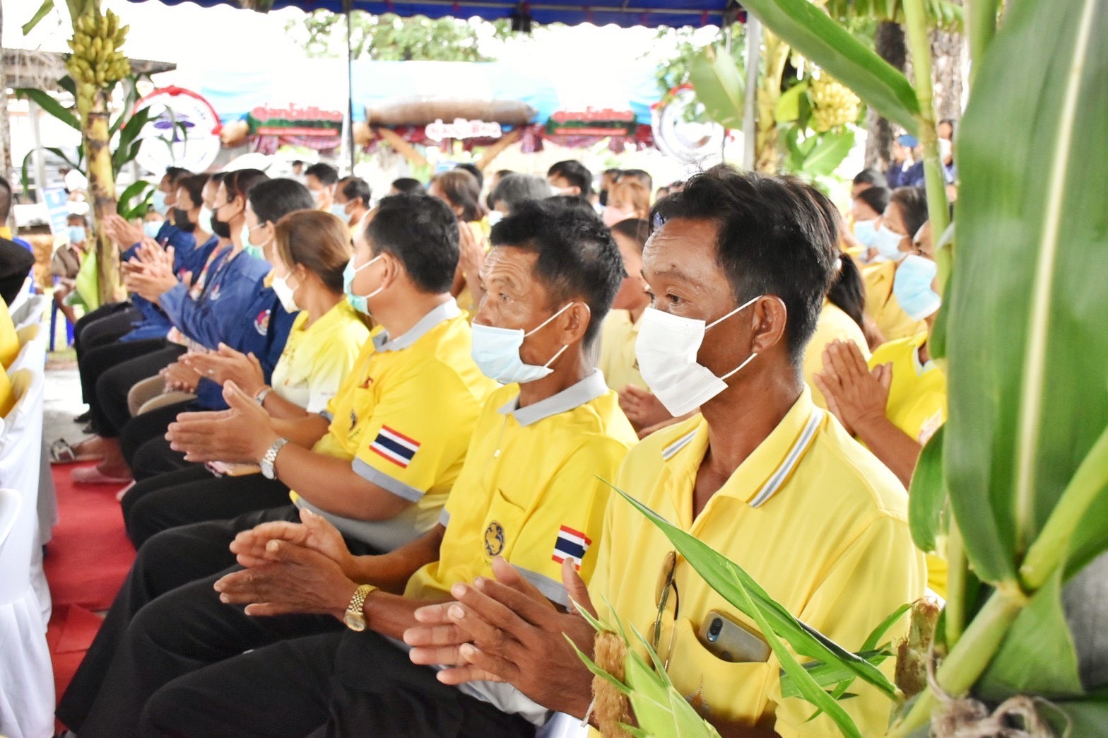 พช.มหาสารคาม ร่วมกับส่วนราชการ ภาคี เครือข่าย ดำเนินการประกวดหมู่บ้านมั่นคงปลอดภัย ร่วมใจปลูกผัก เพื่อคัดเลือกหมู่บ้านต้นแบบ ระดับจังหวัด ประจำปี 2565