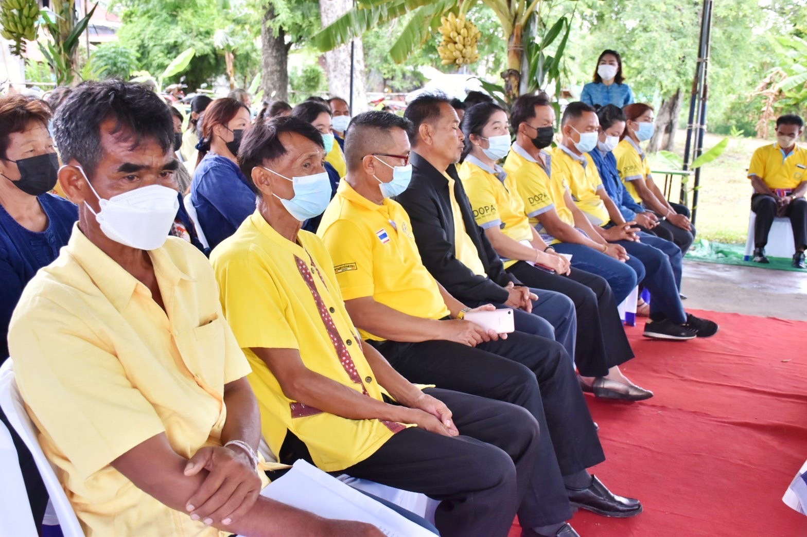 พช.มหาสารคาม ร่วมกับส่วนราชการ ภาคี เครือข่าย ดำเนินการประกวดหมู่บ้านมั่นคงปลอดภัย ร่วมใจปลูกผัก เพื่อคัดเลือกหมู่บ้านต้นแบบ ระดับจังหวัด ประจำปี 2565