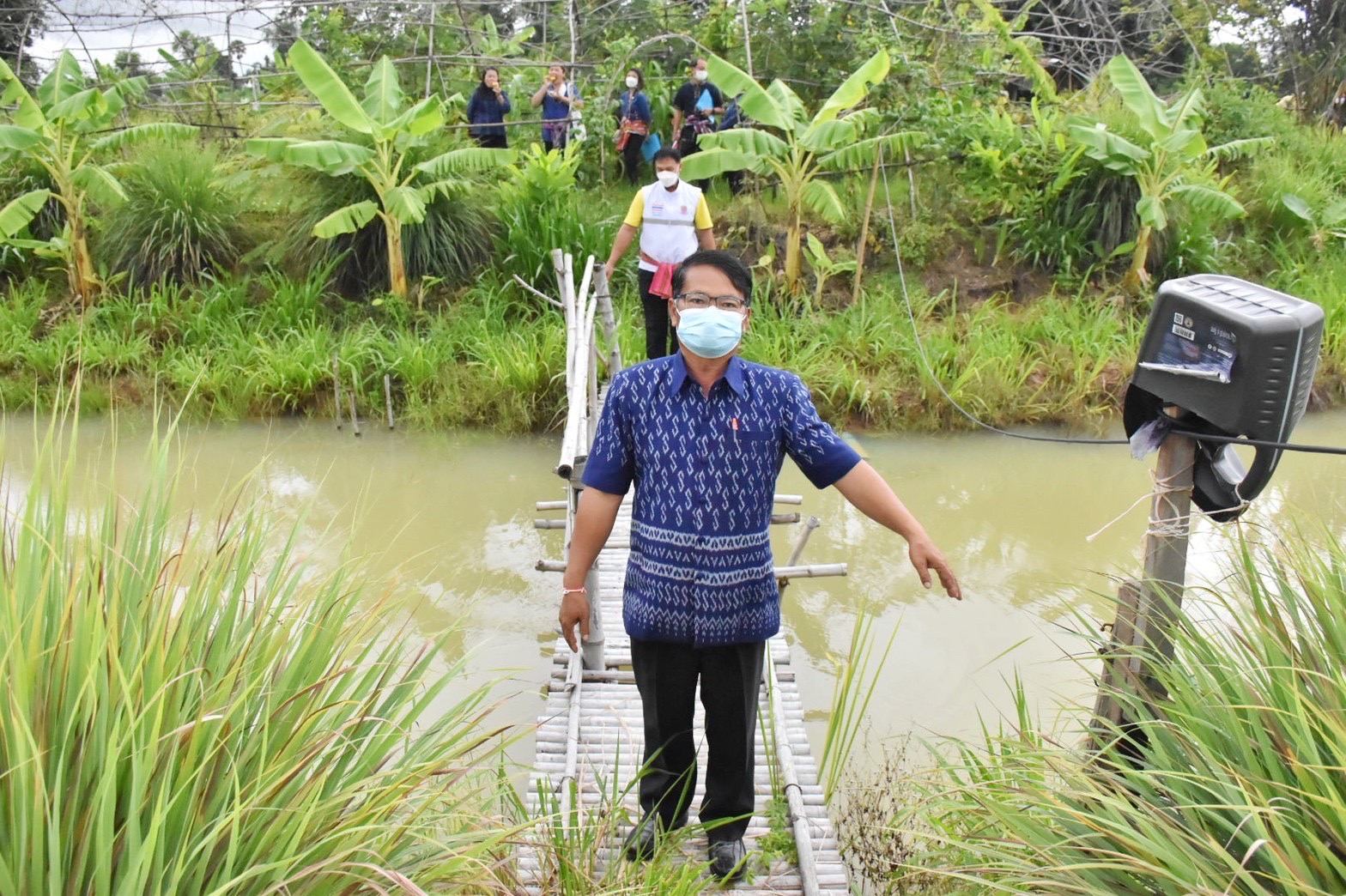 พช.มหาสารคาม ร่วมกับส่วนราชการ ภาคี เครือข่าย ดำเนินการประกวดหมู่บ้านมั่นคงปลอดภัย ร่วมใจปลูกผัก เพื่อคัดเลือกหมู่บ้านต้นแบบ ระดับจังหวัด ประจำปี 2565