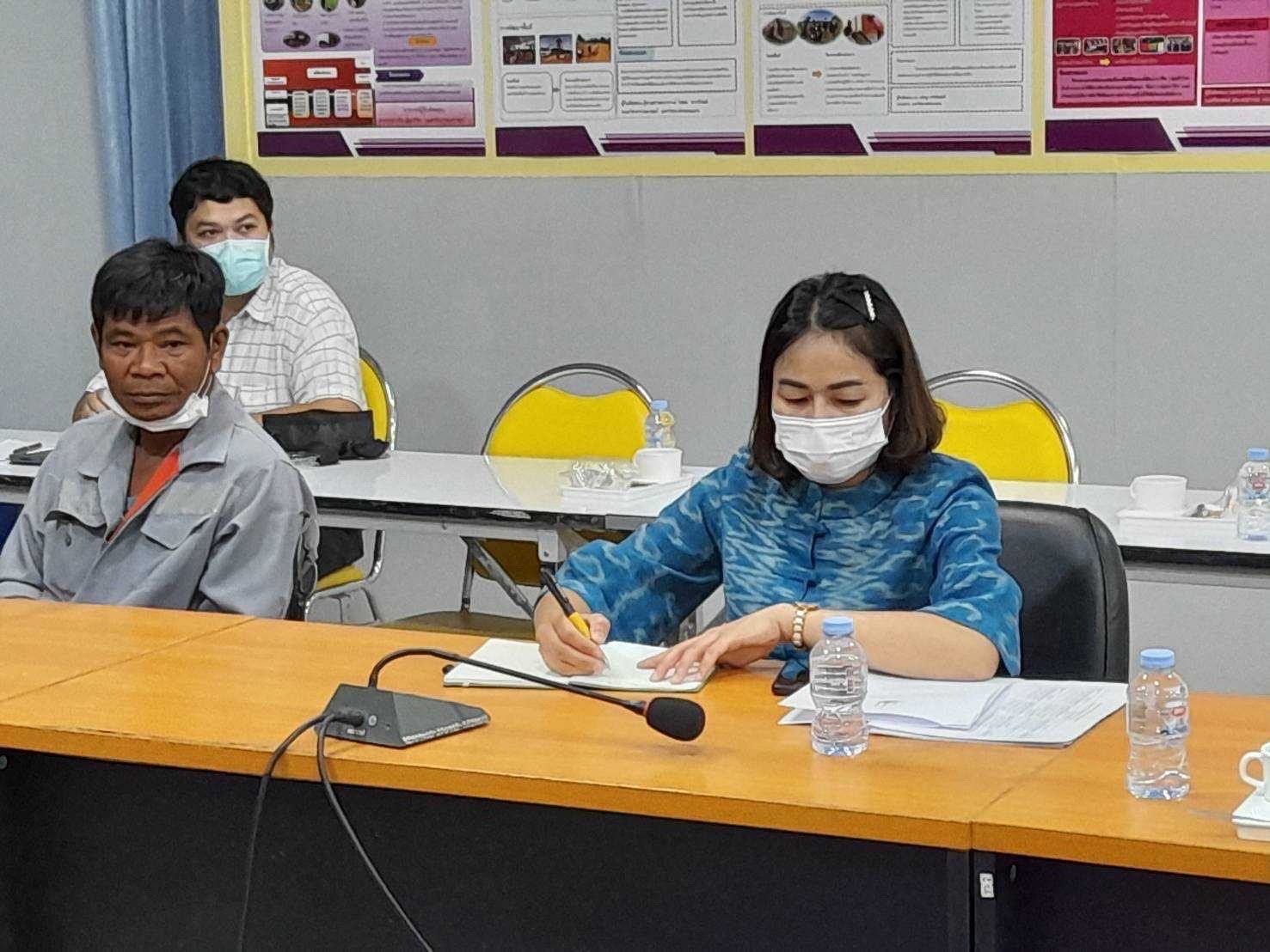 พช.มหาสารคาม ร่วมประชุมเพื่อกำหนดแนวทางการผลิต และแปรรูปผลผลิตทางการเกษตรจากแปลงเกษตร โคก หนอง นา และ สา โนน นา จังหวัดมหาสารคาม