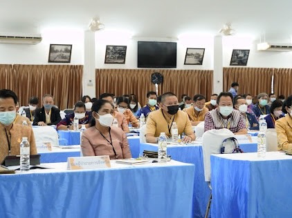 จังหวัดมหาสารคาม ร่วมประชุมเชิงปฏิบัติการพัฒนากลไกขับเคลื่อนการพัฒนาเศรษฐกิจฐานราก ภายใต้โครงการส่งเสริมการพัฒนากลไกและโครงสร้างดูดซับมูลค่าทางเศรษฐกิจและการกระจายรายได้กลับสู่ท้องถิ่น