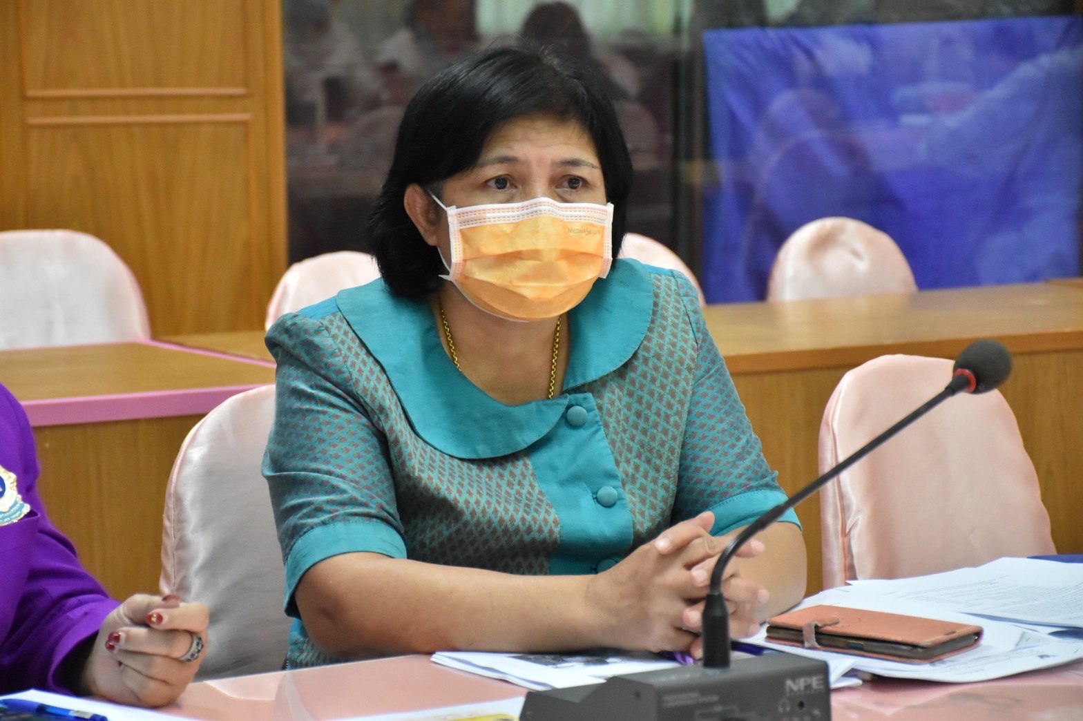 พช.มหาสารคาม ประชุมเพื่อระดมความคิดจัดงาน เส้นสายลายผ้า ภายในงานกาชาดจังหวัดมหาสารคาม