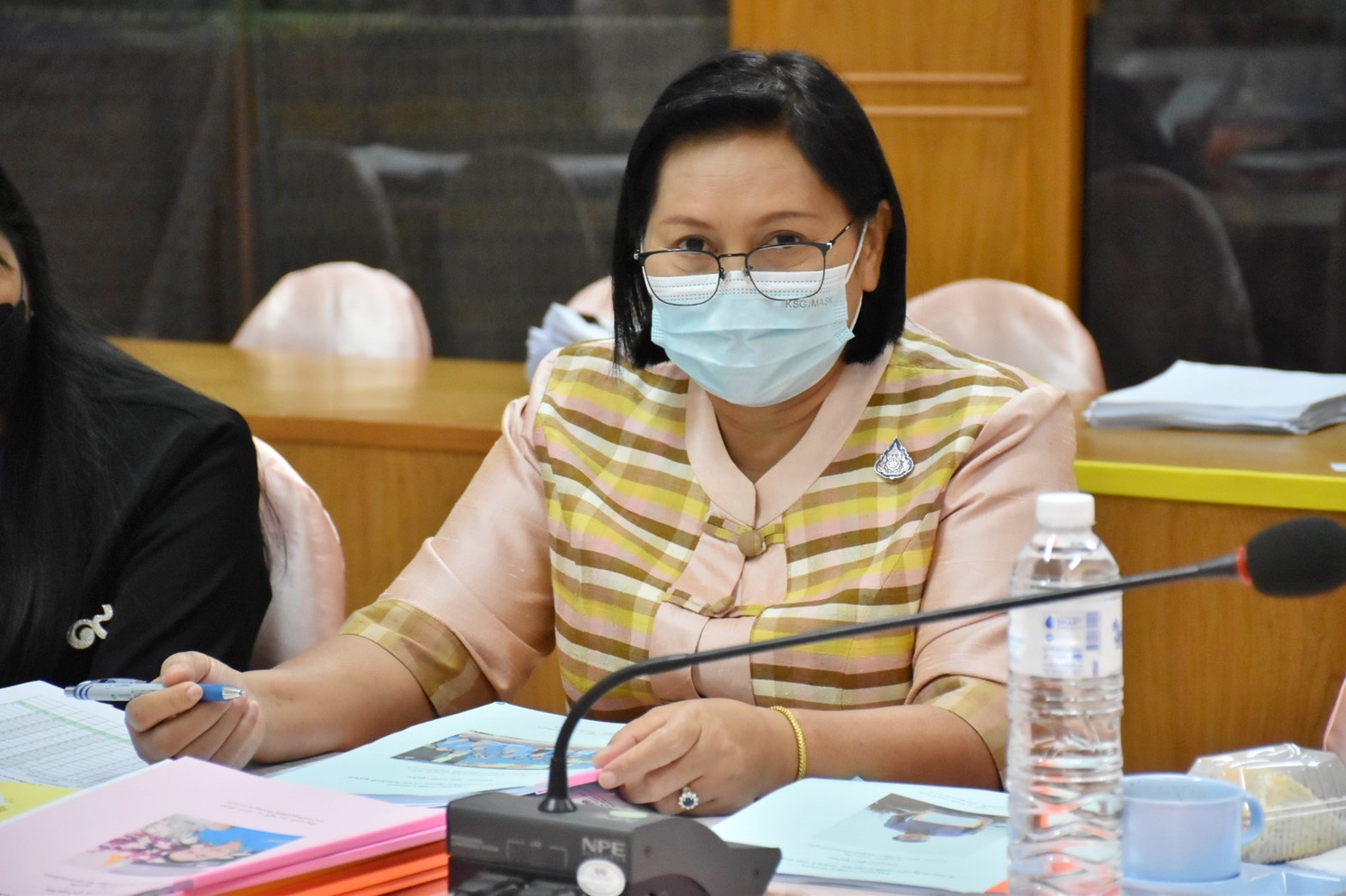 พช.มหาสารคาม จัดประชุมตรวจประเมินเพื่อรับรองมาตรฐานการพัฒนาชุมชน (มชช.) จังหวัดมหาสารคาม ประจำปี 2565 ครั้งที่ 1/2565