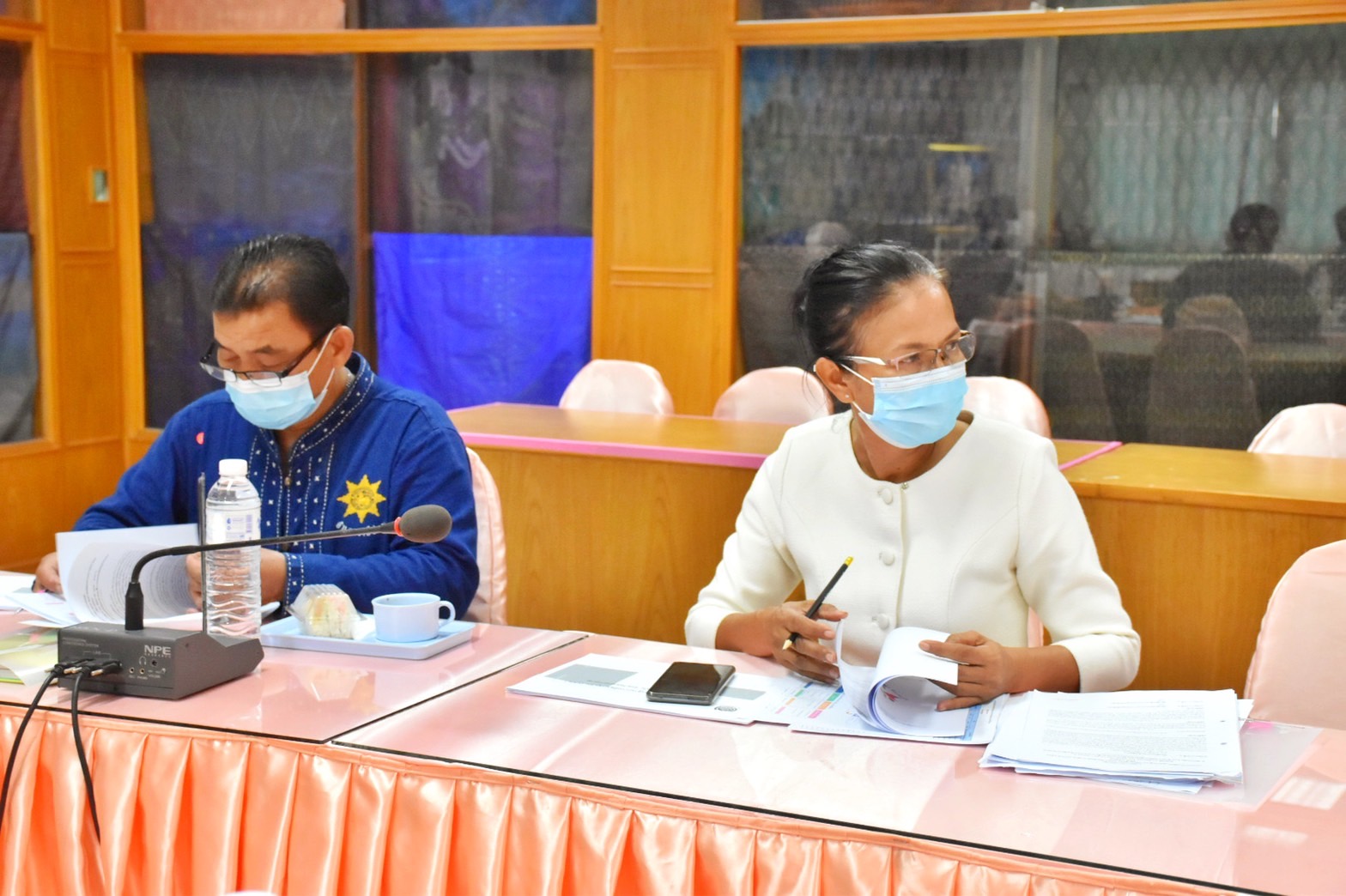พช.มหาสารคาม จัดประชุมตรวจประเมินเพื่อรับรองมาตรฐานการพัฒนาชุมชน (มชช.) จังหวัดมหาสารคาม ประจำปี 2565 ครั้งที่ 1/2565