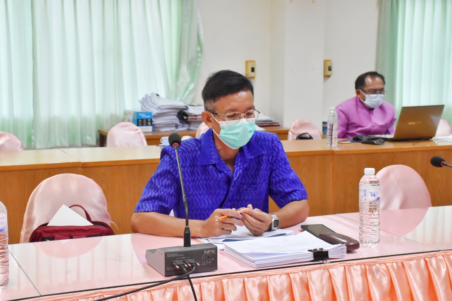 พช.มหาสารคาม จัดประชุมตรวจประเมินเพื่อรับรองมาตรฐานการพัฒนาชุมชน (มชช.) จังหวัดมหาสารคาม ประจำปี 2565 ครั้งที่ 1/2565