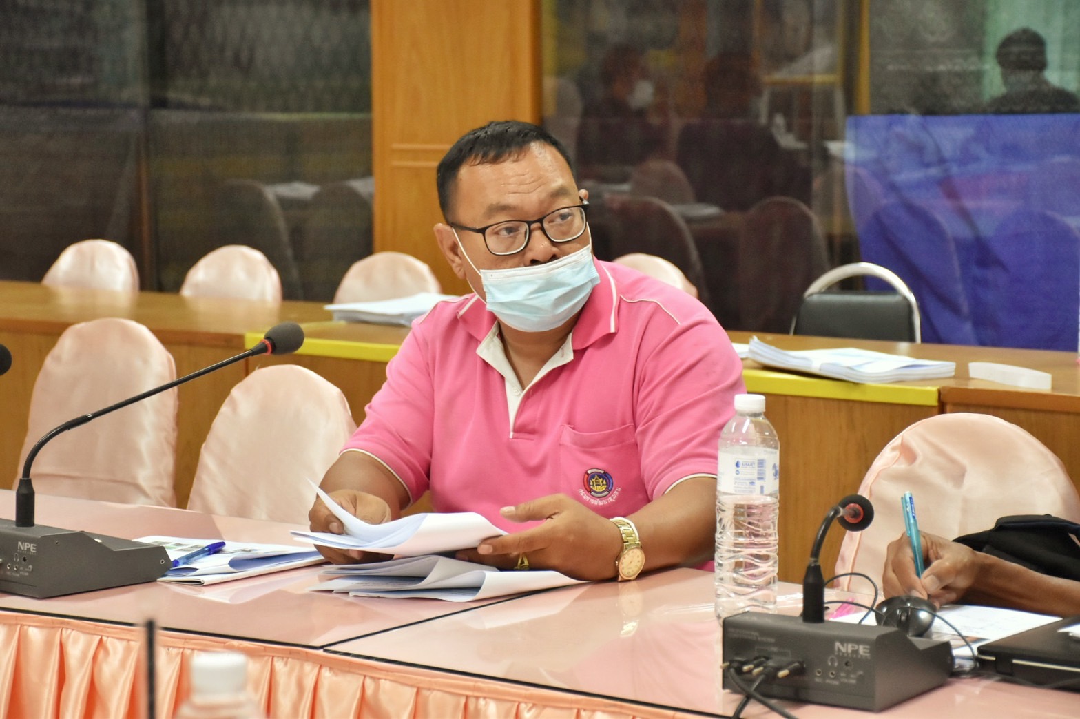 พช.มหาสารคาม จัดประชุมตรวจประเมินเพื่อรับรองมาตรฐานการพัฒนาชุมชน (มชช.) จังหวัดมหาสารคาม ประจำปี 2565 ครั้งที่ 1/2565