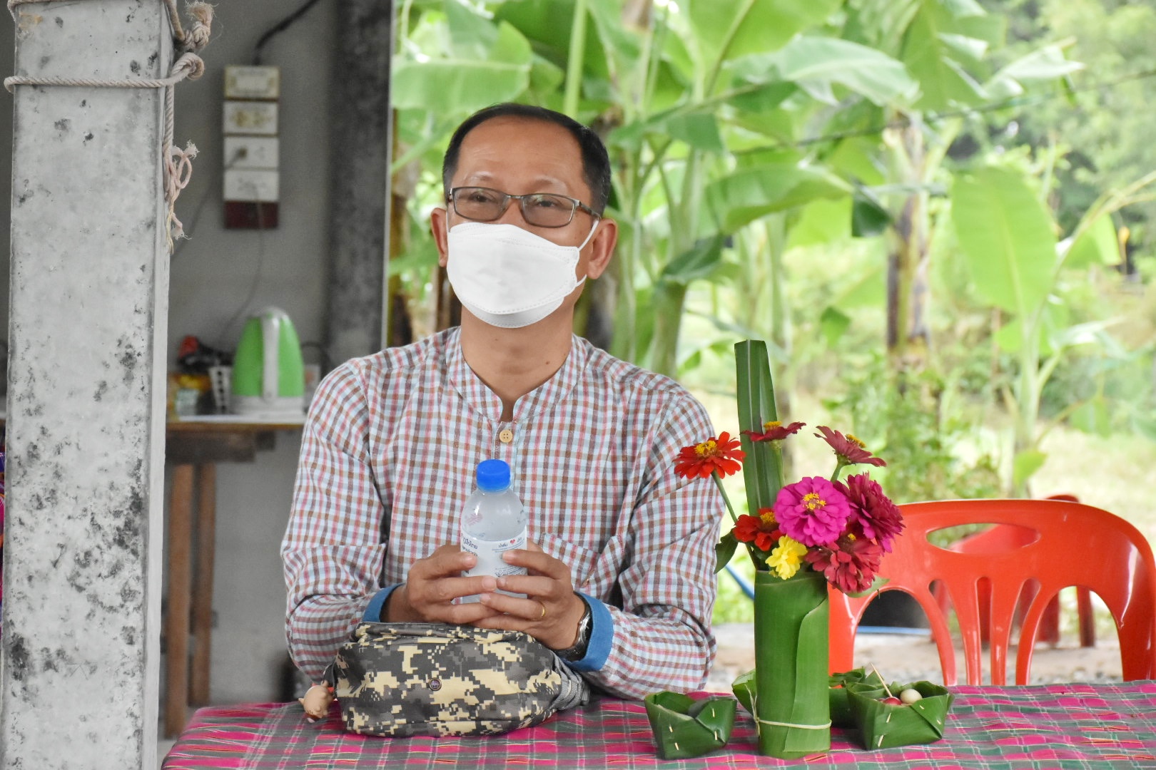 ผู้ตรวจราชการกรมการพัฒนาชุมชน ปลื้ม โคก หนอง นาพช.มหาสารคาม เห็นผล สร้างความมั่นคงทางอาหาร