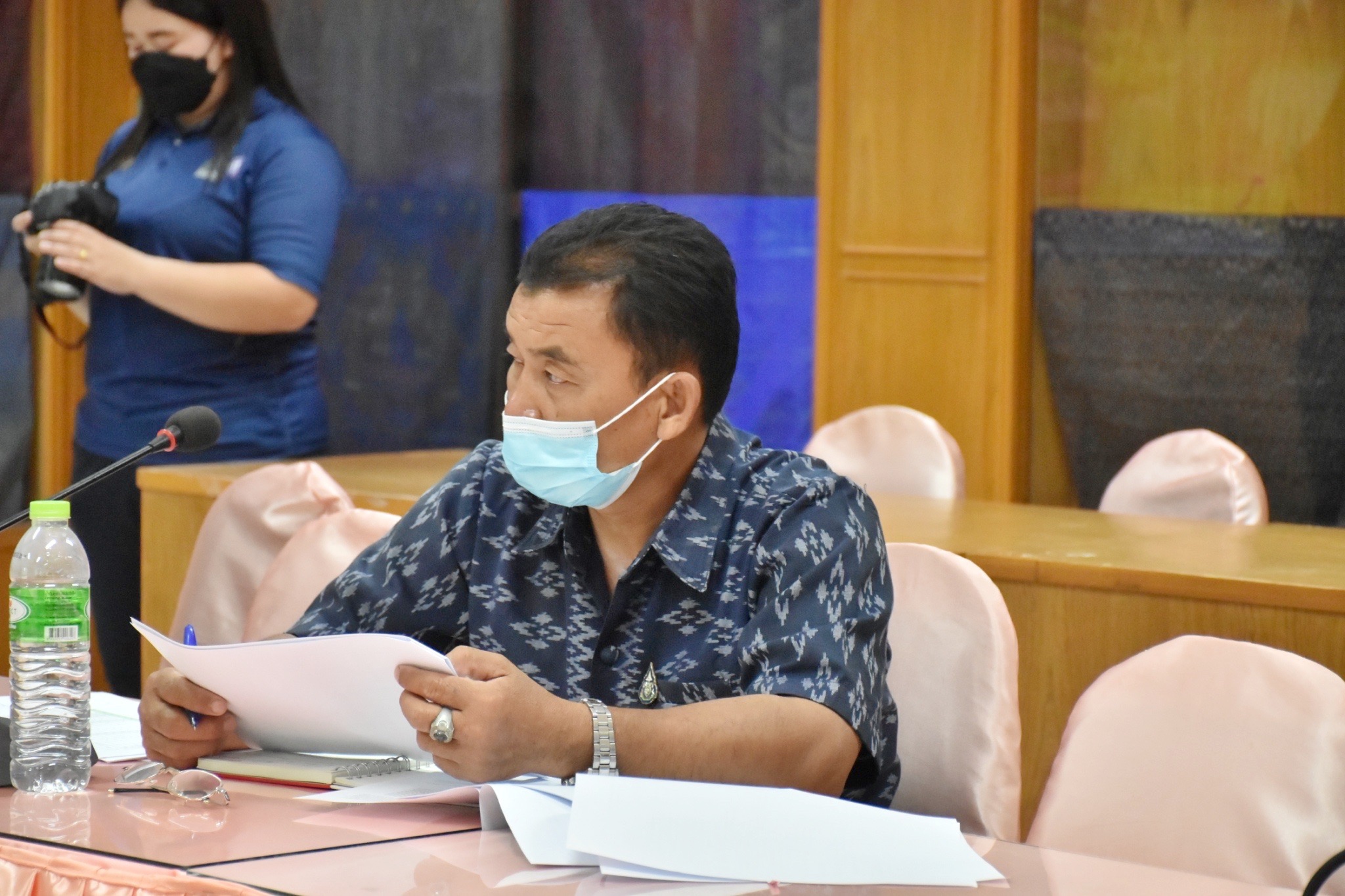 พช.มหาสารคาม  ประชุมคณะกรรมการรับรองมาตรฐานการพัฒนาชุมชนจังหวัดมหาสารคาม ครั้งที่ 1/2565