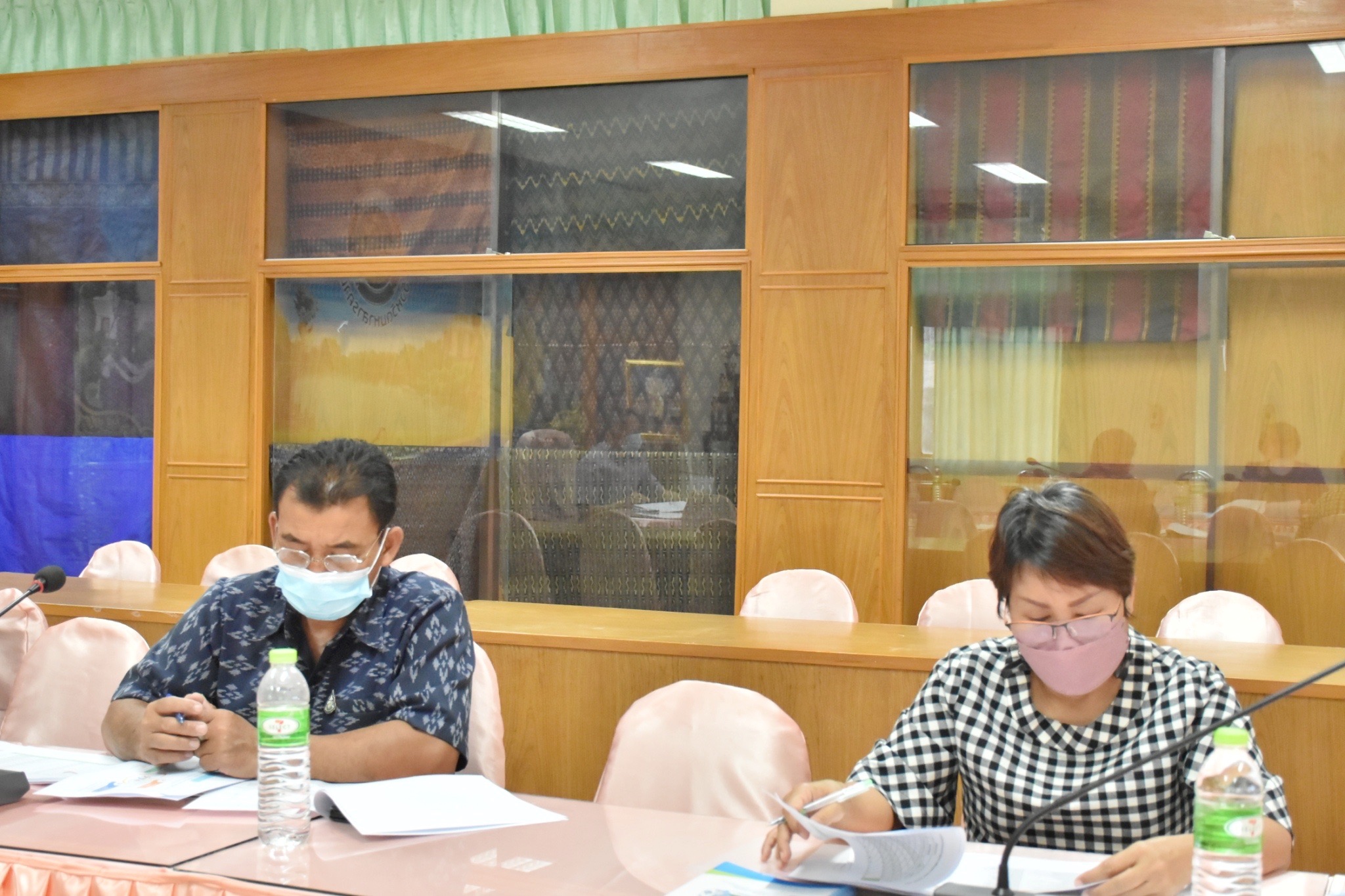 พช.มหาสารคาม  ประชุมคณะกรรมการรับรองมาตรฐานการพัฒนาชุมชนจังหวัดมหาสารคาม ครั้งที่ 1/2565