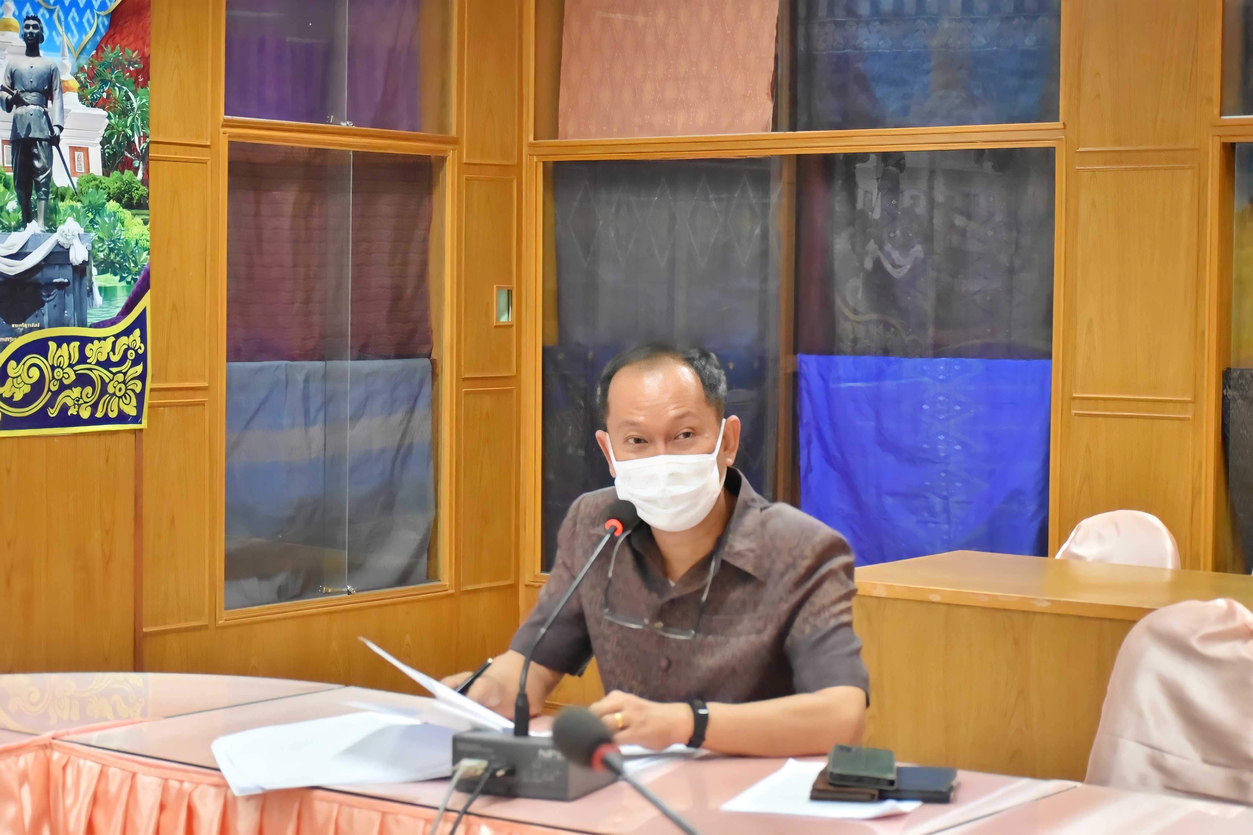 พช.มหาสารคาม  ประชุมคณะกรรมการรับรองมาตรฐานการพัฒนาชุมชนจังหวัดมหาสารคาม ครั้งที่ 1/2565