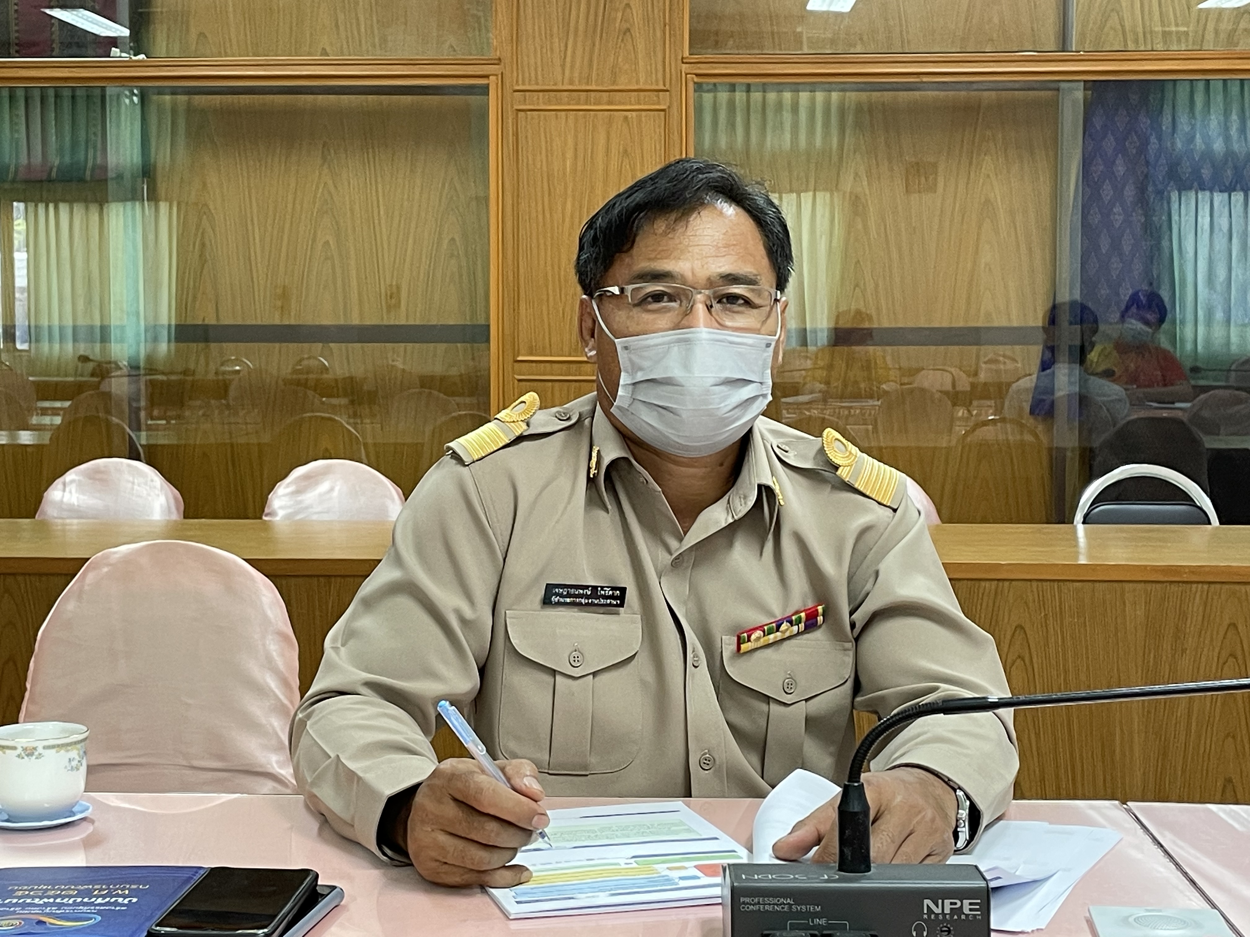 พช.มหาสารคาม ร่วมประชุมชี้แจ้ง เร่งรัด กำกับ ติดตาม การดำเนินงานกองทุนพัฒนาบทบาทสตรี ผ่านระบบวีดิทัศน์ทางไกล (Video Conference) ครั้งที่ 5/2565