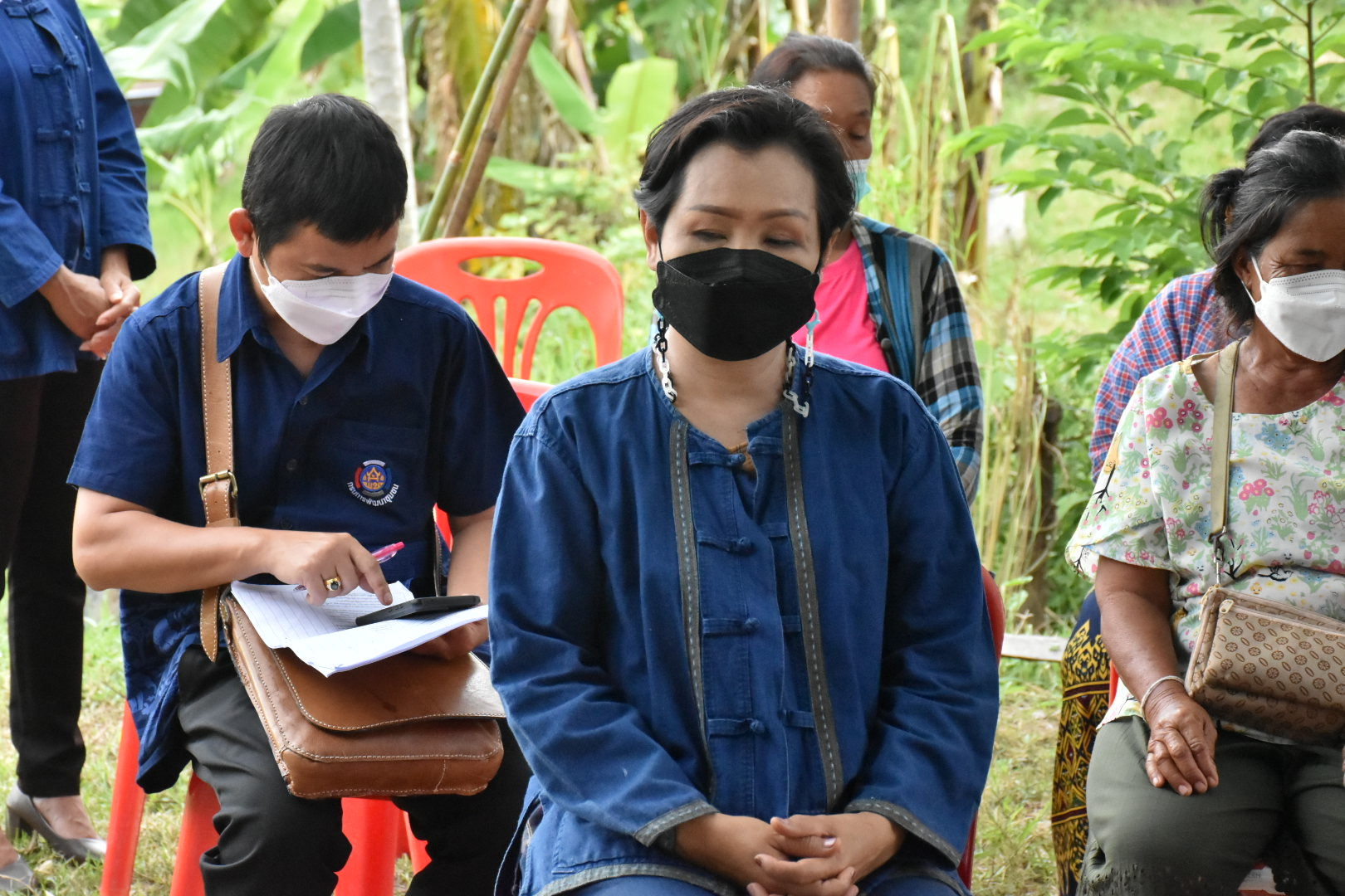 ผู้ตรวจราชการกรมการพัฒนาชุมชน ปลื้ม โคก หนอง นาพช.มหาสารคาม เห็นผล สร้างความมั่นคงทางอาหาร