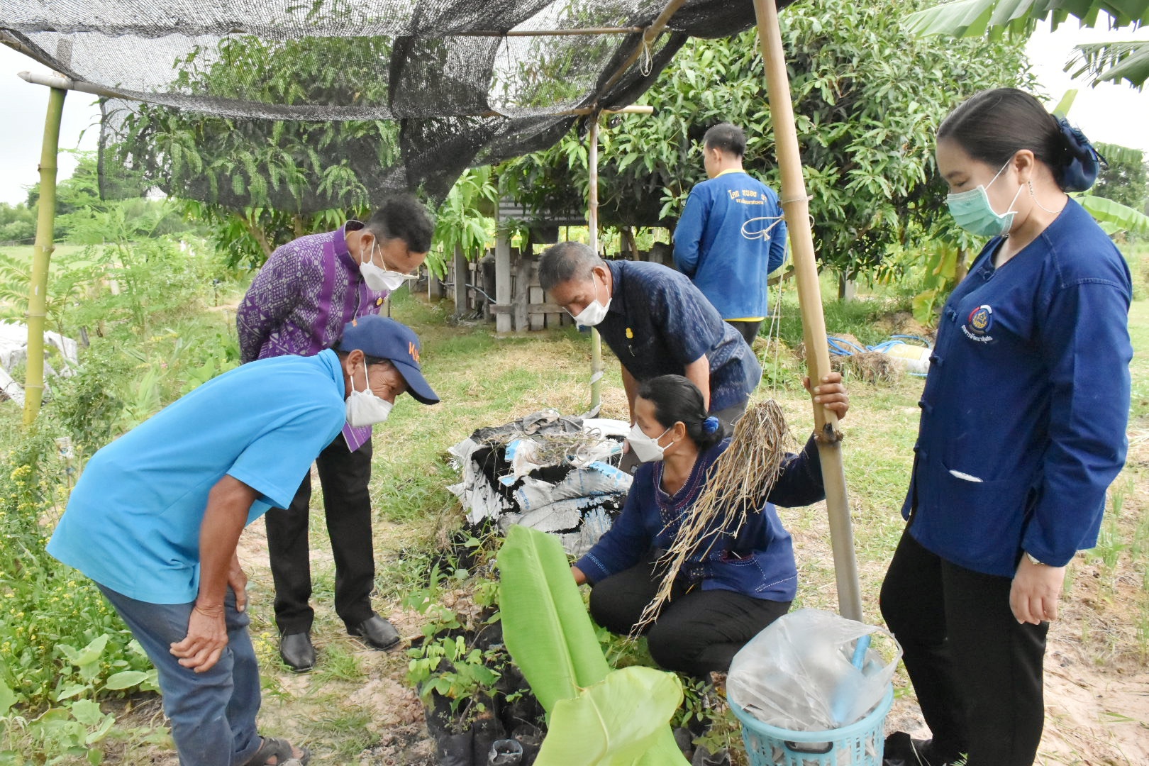 ผู้ตรวจราชการกรมการพัฒนาชุมชน ปลื้ม โคก หนอง นาพช.มหาสารคาม เห็นผล สร้างความมั่นคงทางอาหาร