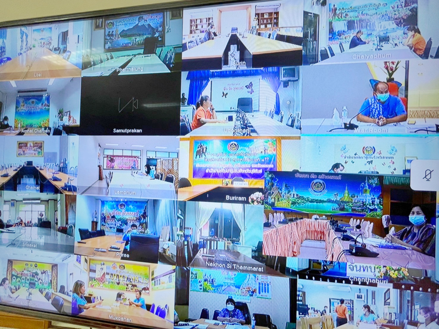 พช.มหาสารคามร่วมรับฟังการประเมินผลการดำเนินงานของกรมการพัฒนาชุมชน ประจำปี พ.ศ. 2565  ผ่านระบบ VDO Conference