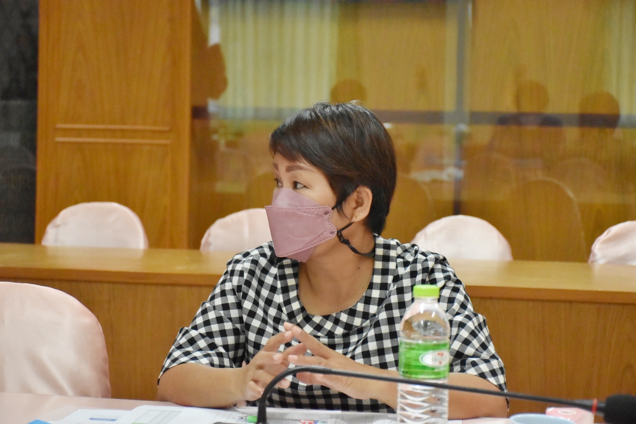 พช.มหาสารคาม  ประชุมคณะกรรมการรับรองมาตรฐานการพัฒนาชุมชนจังหวัดมหาสารคาม ครั้งที่ 1/2565