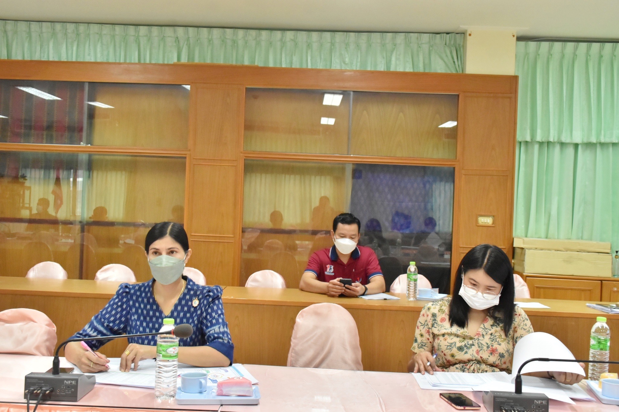 พช.มหาสารคาม  ประชุมคณะกรรมการรับรองมาตรฐานการพัฒนาชุมชนจังหวัดมหาสารคาม ครั้งที่ 1/2565