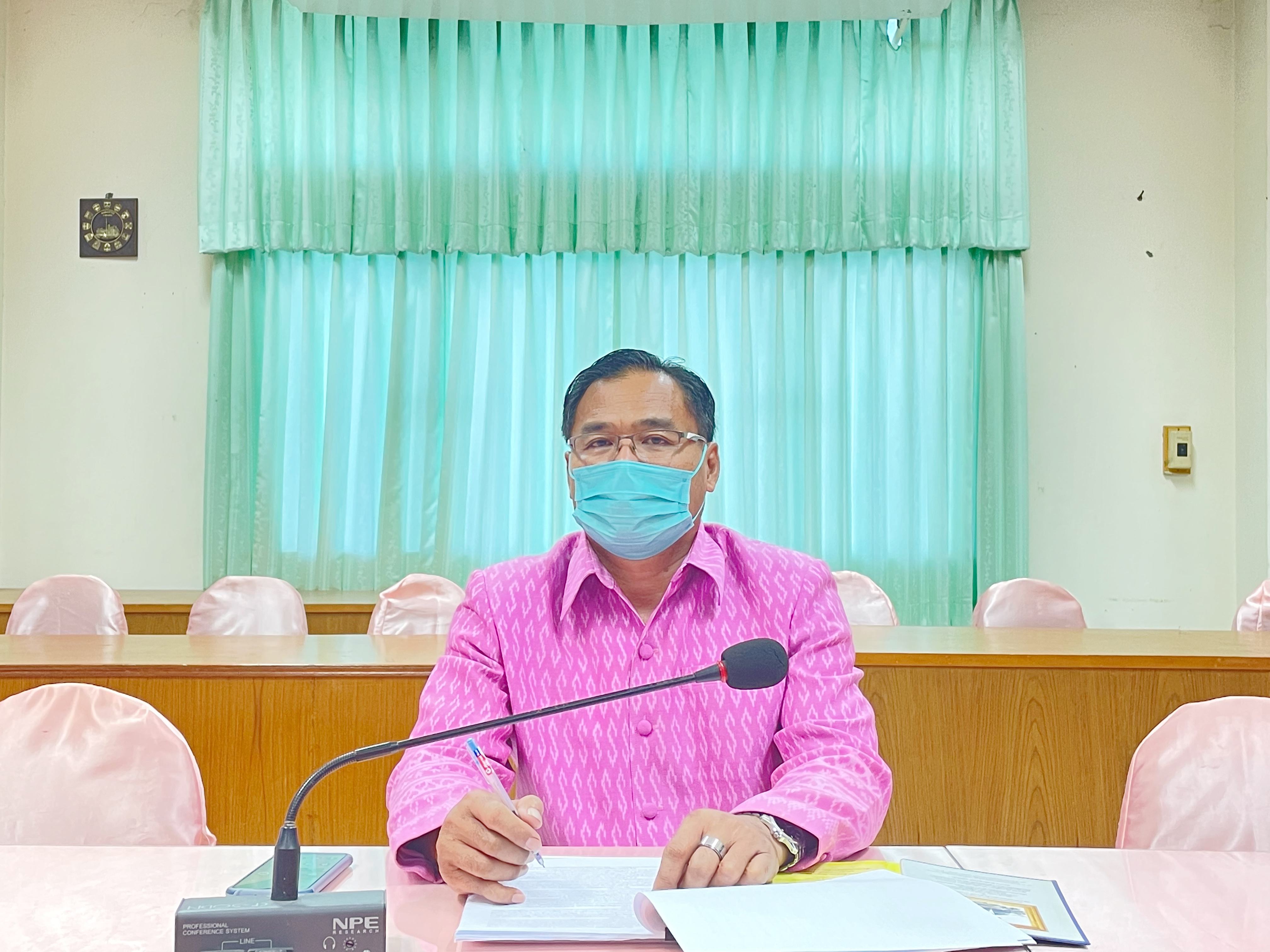 พช.มหาสารคามร่วมประชุมผู้รับผิดชอบการรายงานผลการใช้จ่ายงบประมาณในระบบบริหารงบประมาณและบริหารกิจกรรม/โครงการ (BPM)