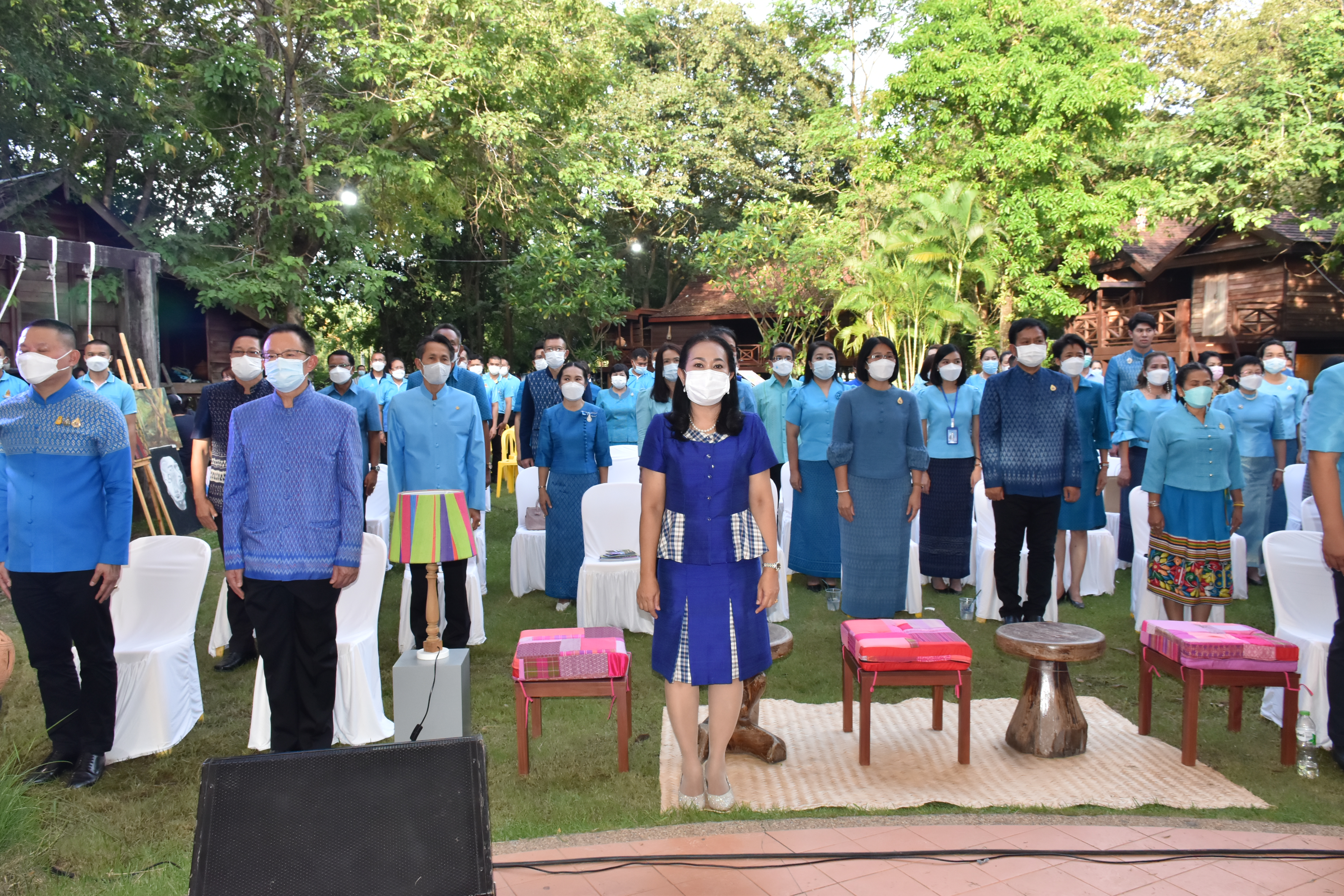 พช.มหาสารคาม ร่วมงานภูษาศิลป์ จากท้องถิ่นสู่สากล “มหาไหมเมืองคาม” พร้อมร่วมพิธีลงนามบันทึกข้อตกลงความร่วมมือ “โครงการยกระดับการย้อมเส้นด้ายจากผงสีธรรมชาติ”