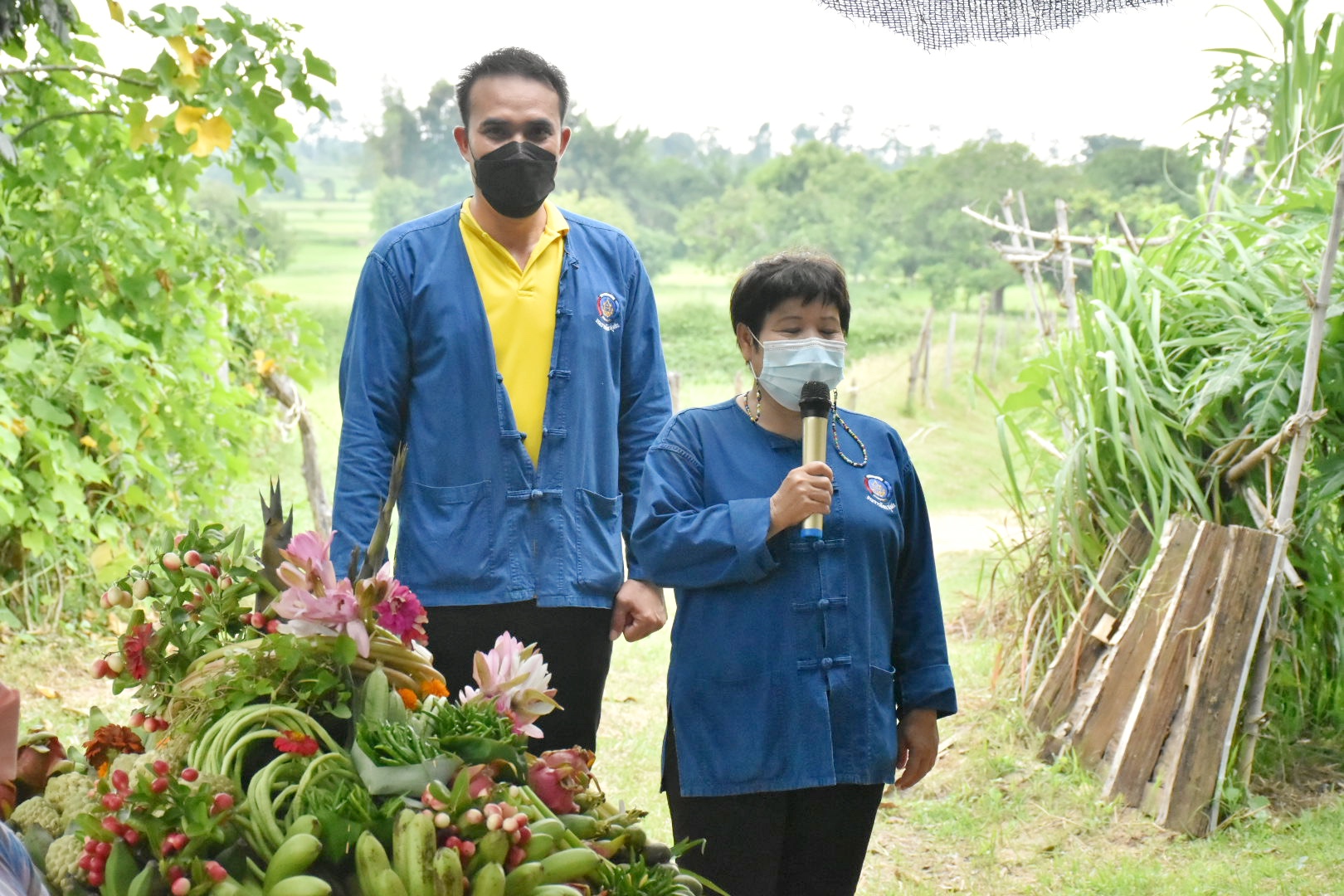 ผู้ตรวจราชการกรมการพัฒนาชุมชน ปลื้ม โคก หนอง นาพช.มหาสารคาม เห็นผล สร้างความมั่นคงทางอาหาร