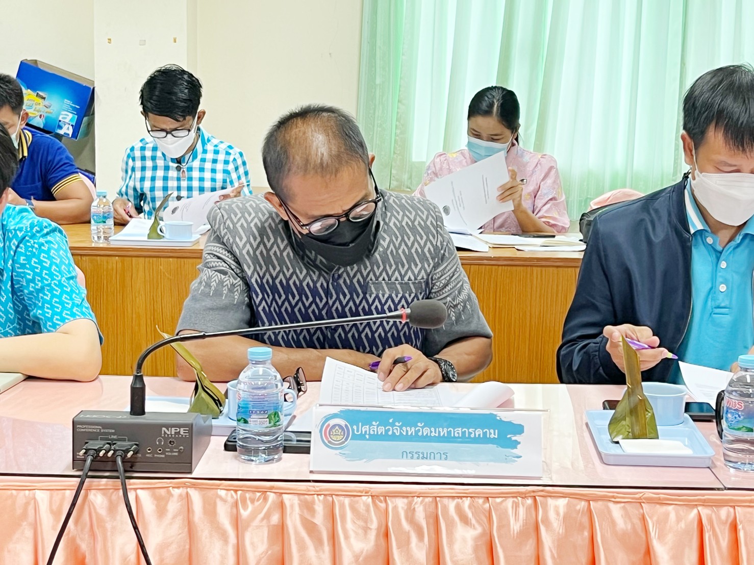 พช.มหาสารคาม ประชุมคณะทำงานบริหารการจัดเก็บข้อมูลความจำเป็นพื้นฐาน (จปฐ.) ปี 2565