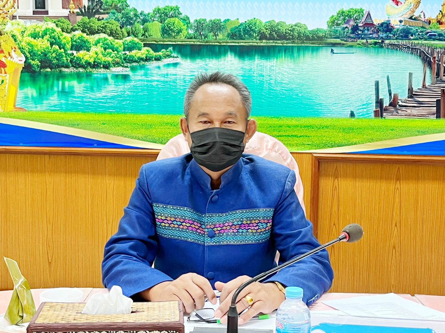 พช.มหาสารคาม ประชุมคณะทำงานบริหารการจัดเก็บข้อมูลความจำเป็นพื้นฐาน (จปฐ.) ปี 2565