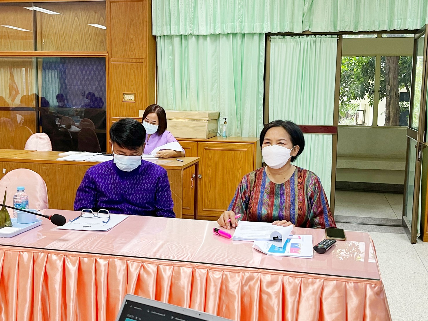 พช.มหาสารคาม ประชุมคณะทำงานบริหารการจัดเก็บข้อมูลความจำเป็นพื้นฐาน (จปฐ.) ปี 2565