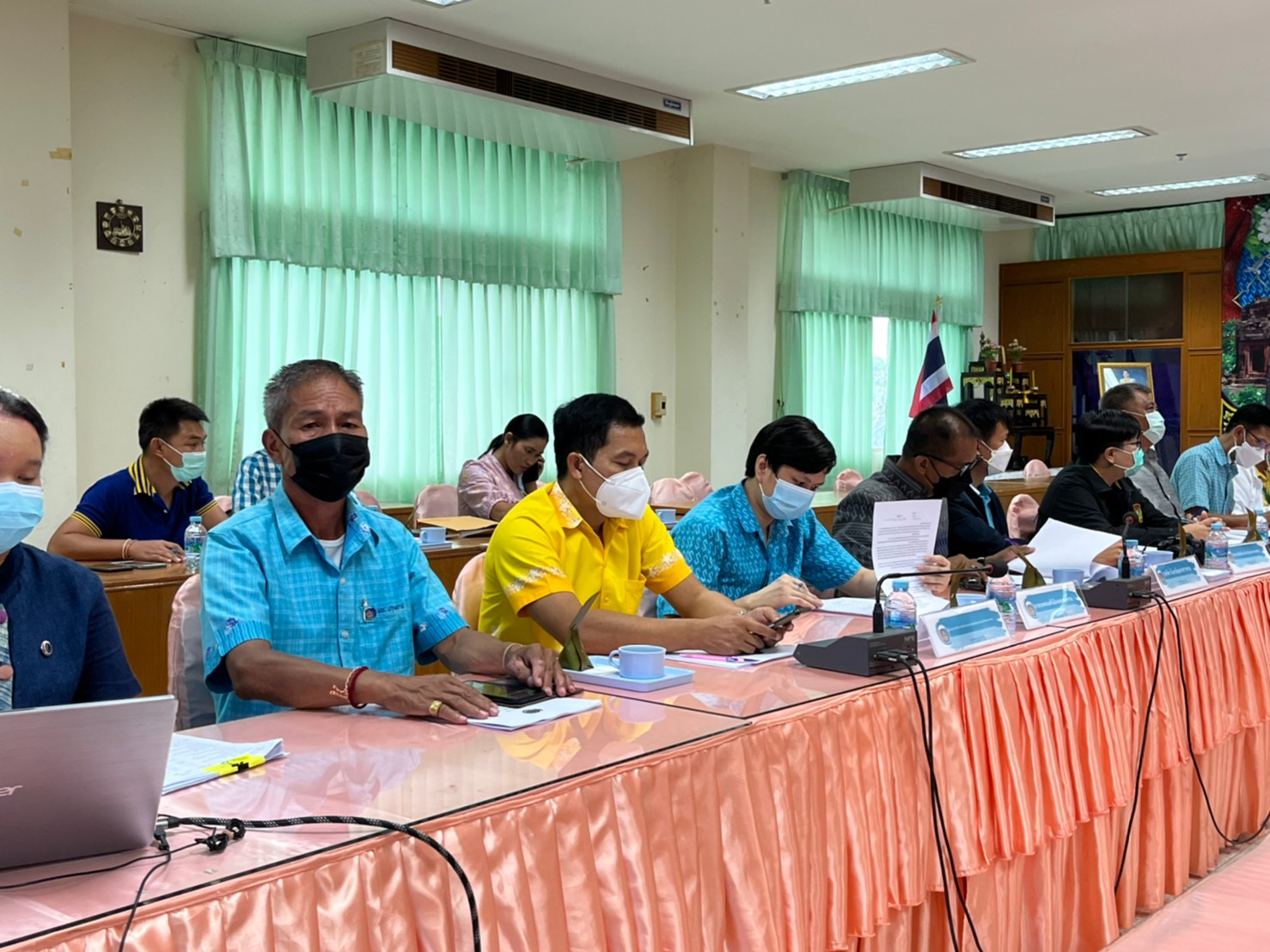 พช.มหาสารคาม ประชุมคณะทำงานบริหารการจัดเก็บข้อมูลความจำเป็นพื้นฐาน (จปฐ.) ปี 2565