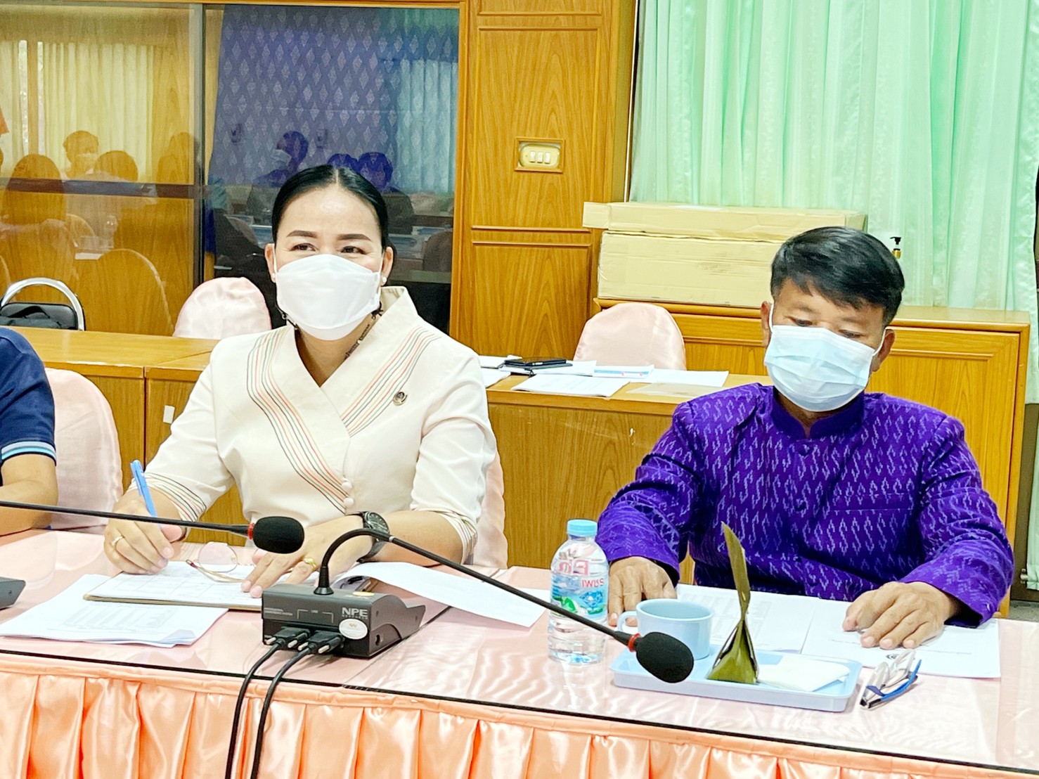 พช.มหาสารคาม ประชุมคณะทำงานบริหารการจัดเก็บข้อมูลความจำเป็นพื้นฐาน (จปฐ.) ปี 2565