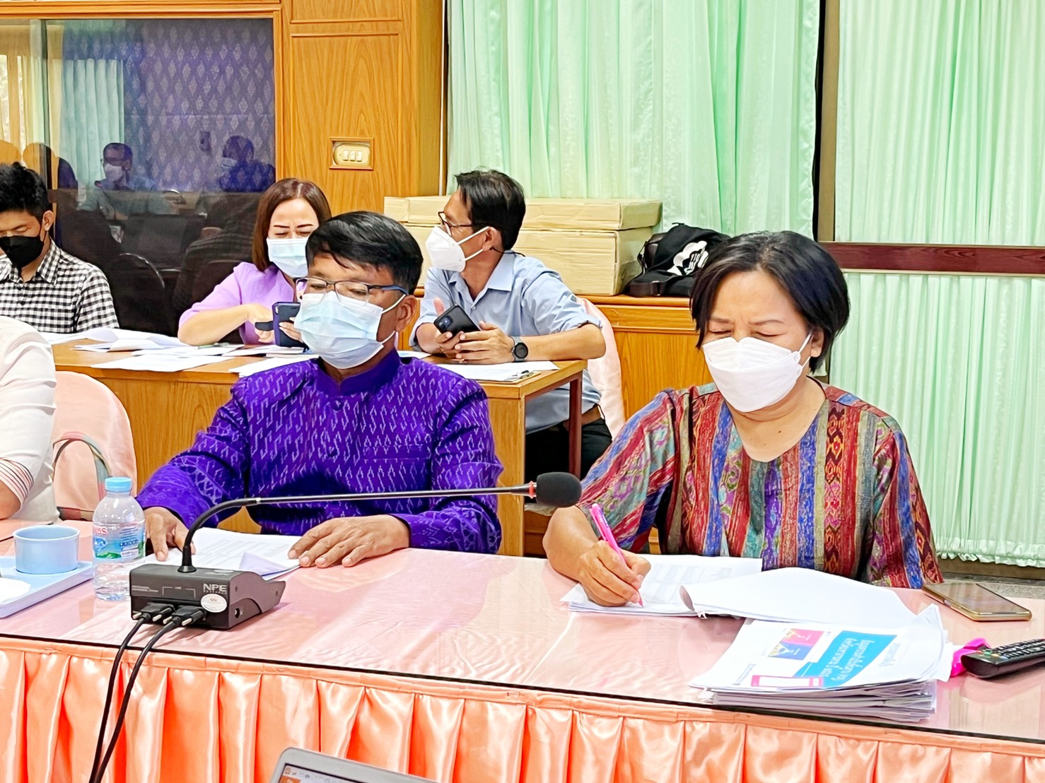 พช.มหาสารคาม ประชุมคณะทำงานบริหารการจัดเก็บข้อมูลความจำเป็นพื้นฐาน (จปฐ.) ปี 2565