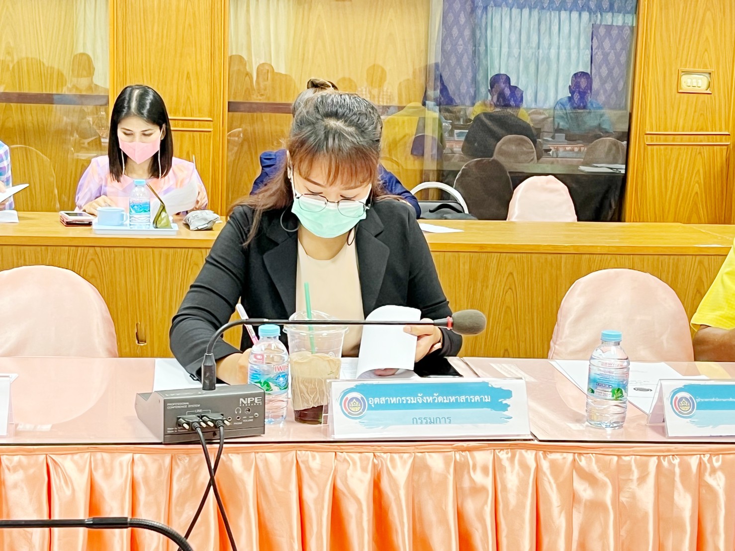 พช.มหาสารคาม ประชุมคณะทำงานบริหารการจัดเก็บข้อมูลความจำเป็นพื้นฐาน (จปฐ.) ปี 2565
