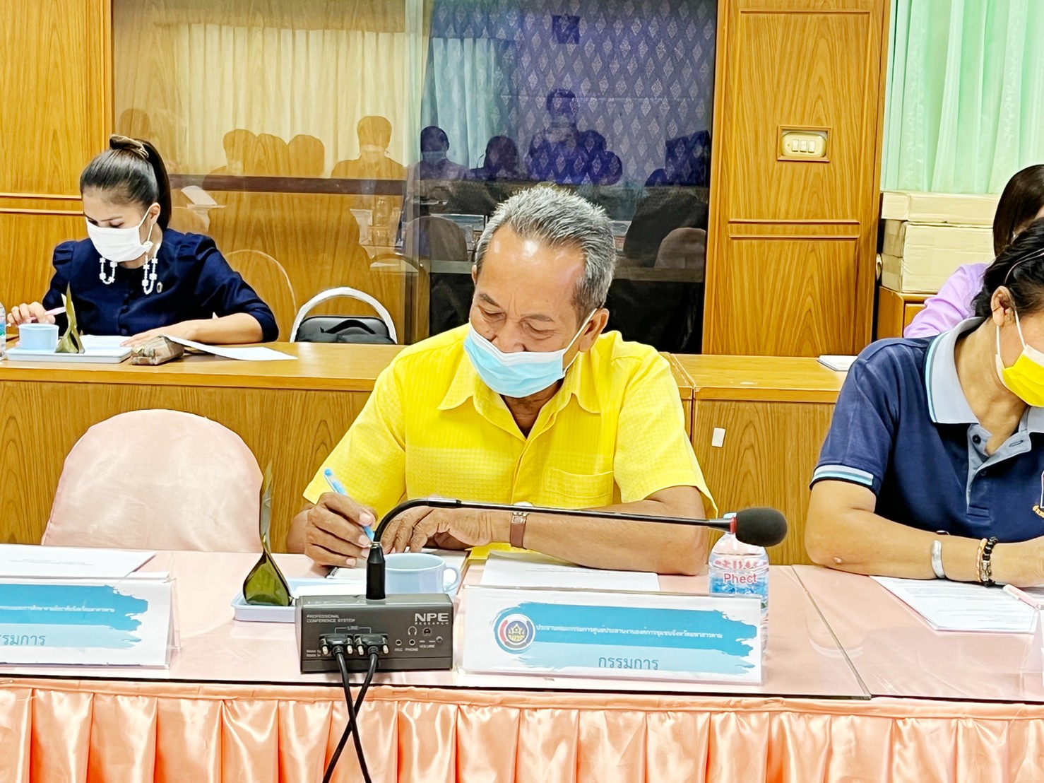 พช.มหาสารคาม ประชุมคณะทำงานบริหารการจัดเก็บข้อมูลความจำเป็นพื้นฐาน (จปฐ.) ปี 2565