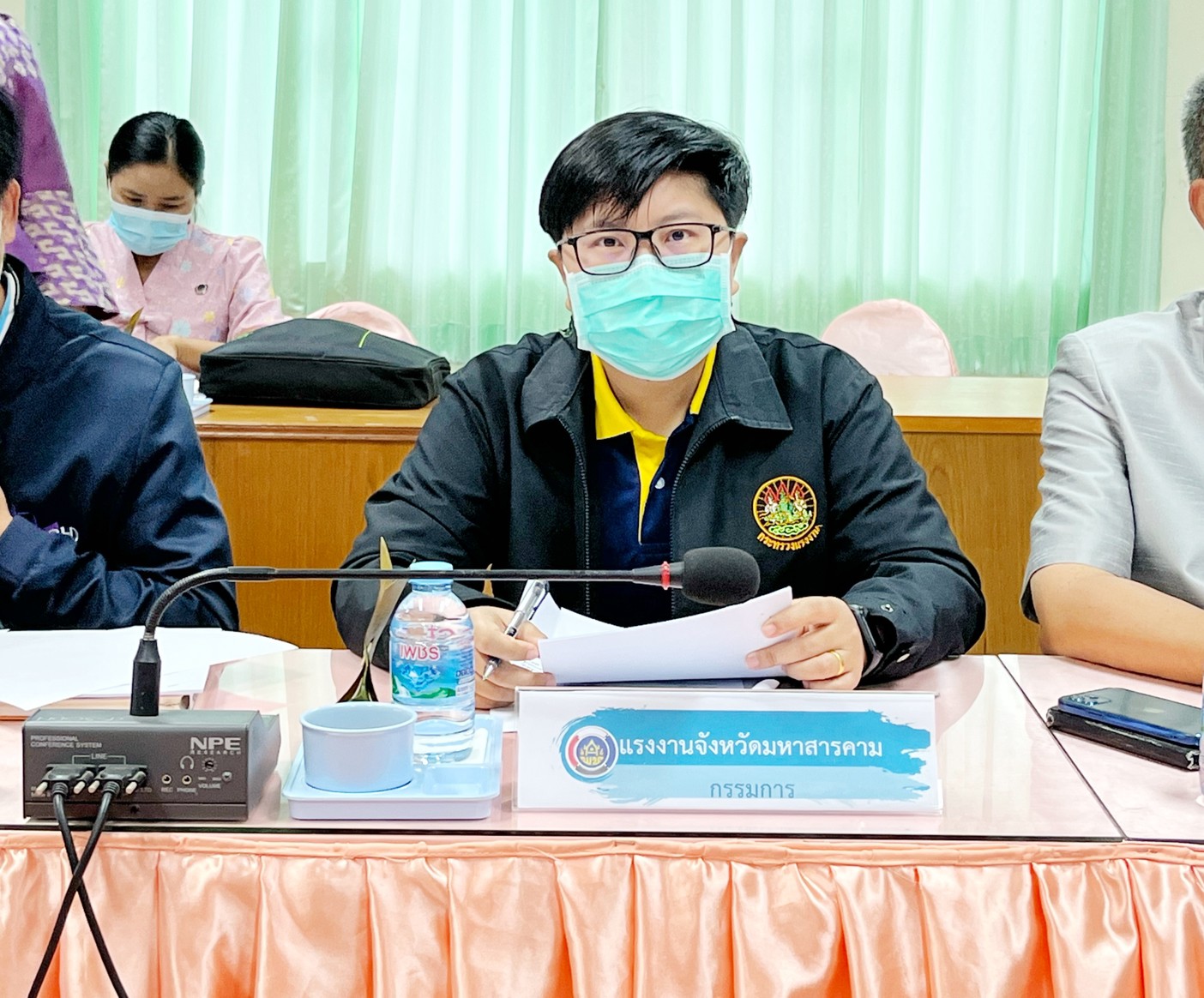 พช.มหาสารคาม ประชุมคณะทำงานบริหารการจัดเก็บข้อมูลความจำเป็นพื้นฐาน (จปฐ.) ปี 2565