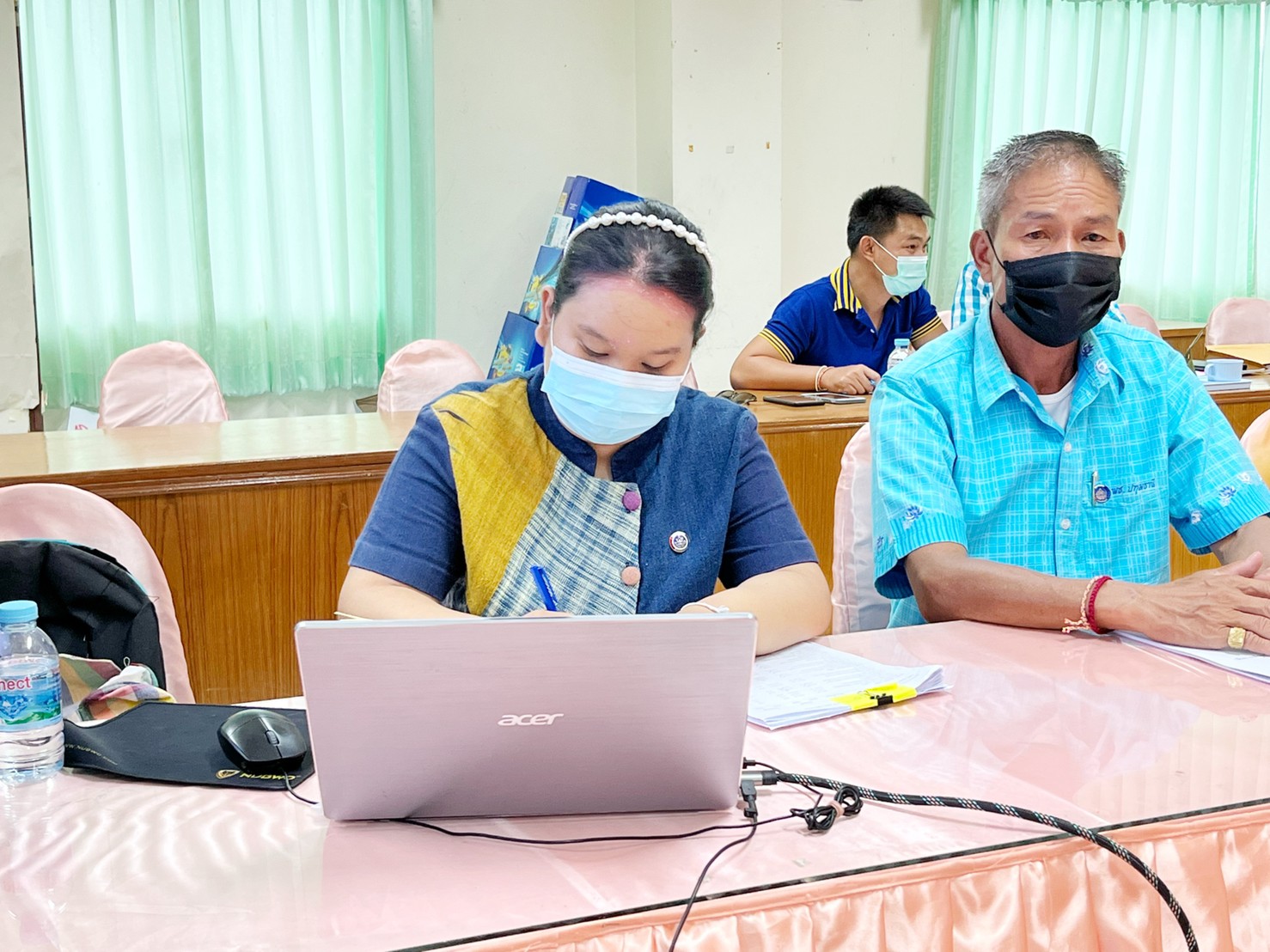 พช.มหาสารคาม ประชุมคณะทำงานบริหารการจัดเก็บข้อมูลความจำเป็นพื้นฐาน (จปฐ.) ปี 2565