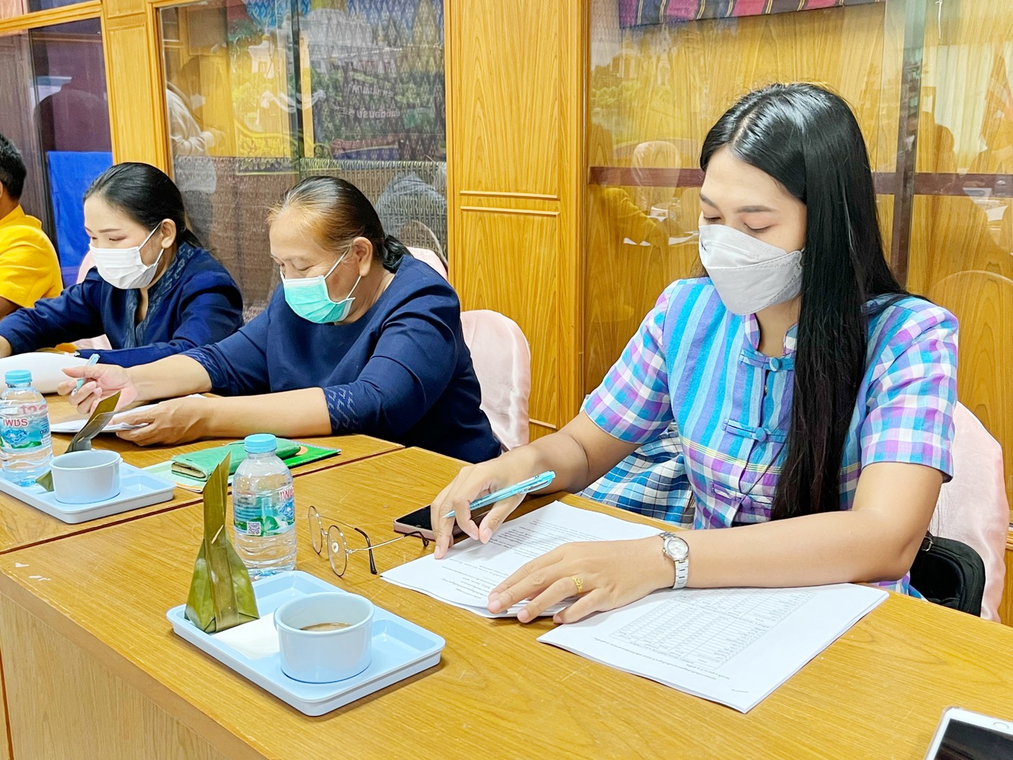 พช.มหาสารคาม ประชุมคณะทำงานบริหารการจัดเก็บข้อมูลความจำเป็นพื้นฐาน (จปฐ.) ปี 2565