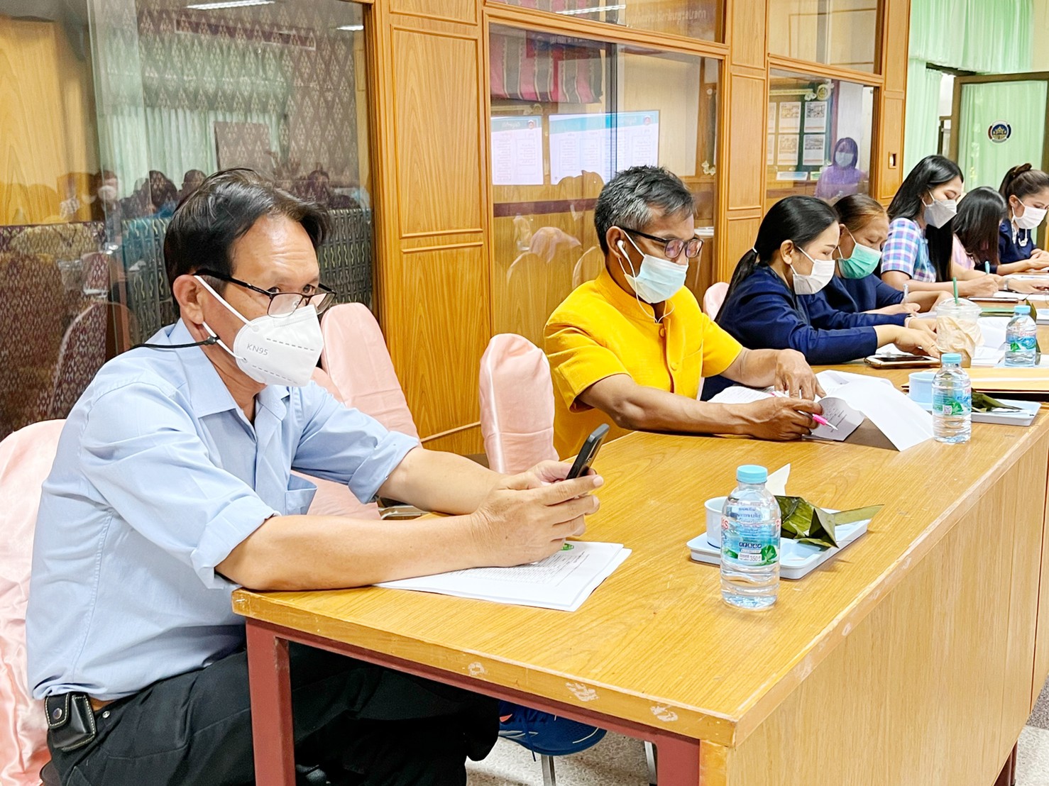 พช.มหาสารคาม ประชุมคณะทำงานบริหารการจัดเก็บข้อมูลความจำเป็นพื้นฐาน (จปฐ.) ปี 2565