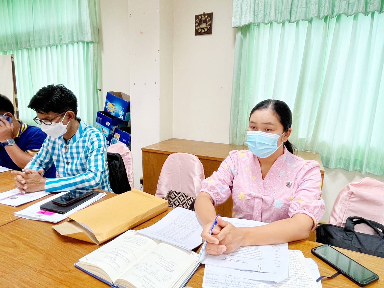 พช.มหาสารคาม ประชุมคณะทำงานบริหารการจัดเก็บข้อมูลความจำเป็นพื้นฐาน (จปฐ.) ปี 2565